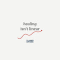 Healing Isn't Linear Shirt | Mental Health Awareness Tee | Self Care Gift