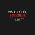 Dear Santa I Can Explain Funny Christmas Shirt | Naughty List Tee