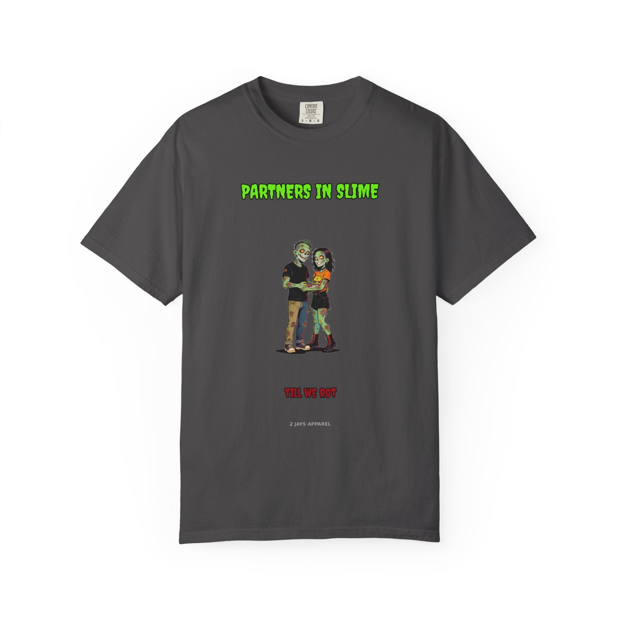 Partners In Slime — Zombie Couple Tee