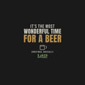 It's The Most Wonderful Time For A Beer Funny Christmas Shirt