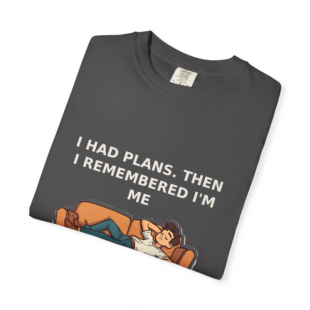 Allergic To Plans — Funny Introvert Tee