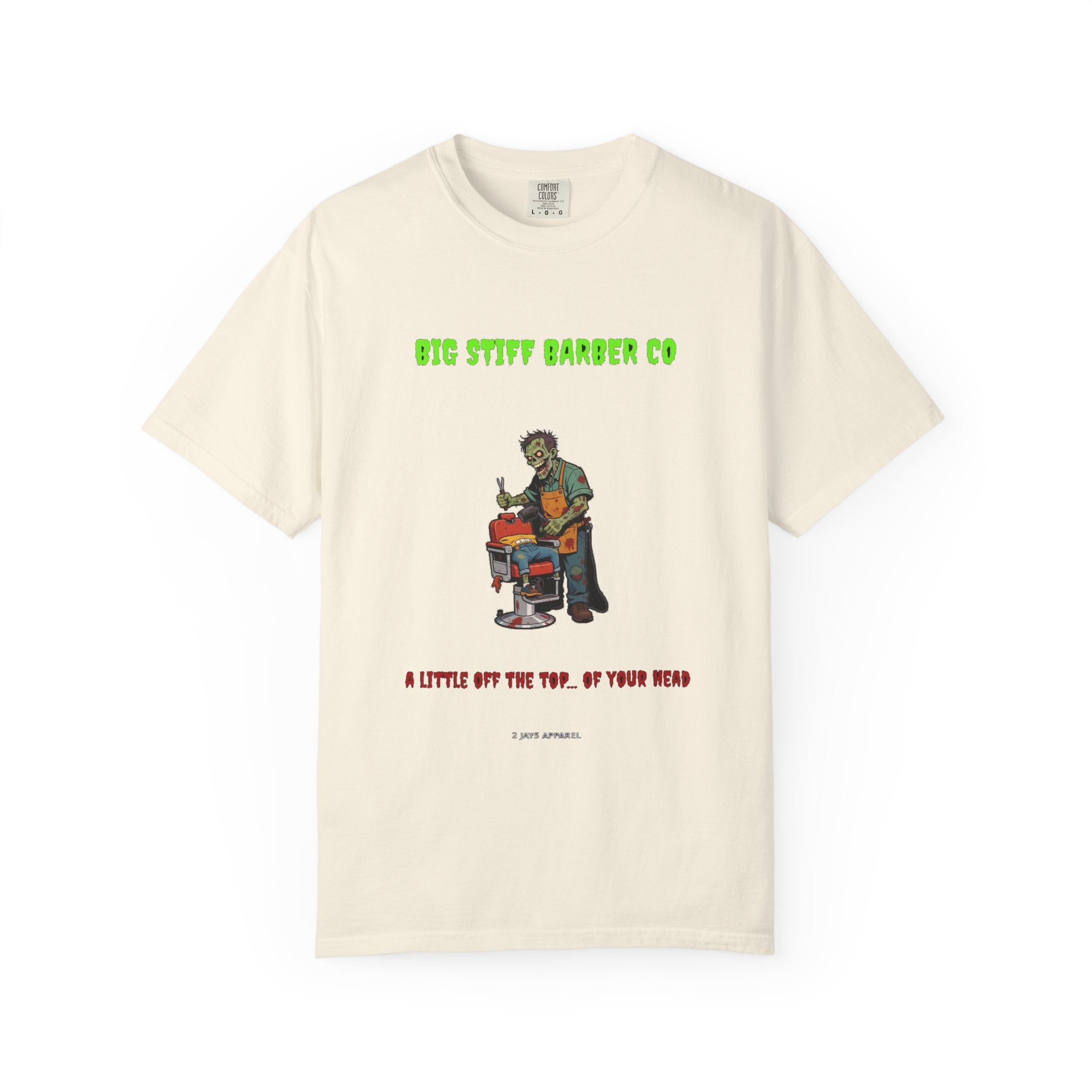 🧟 Big Stiff BARBER CO — "a little off the top... of your head"