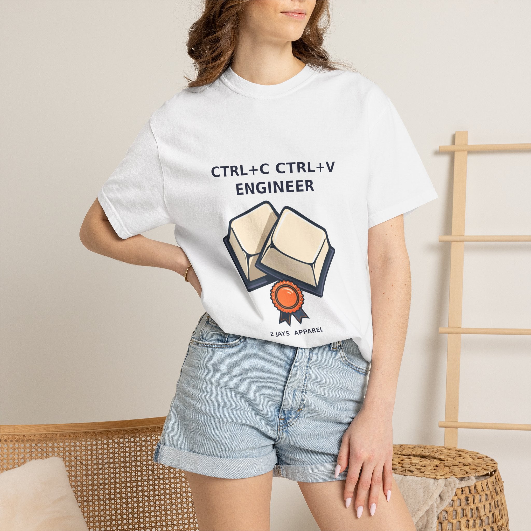Ctrl+C Ctrl+V Engineer — Funny Programmer Tee
