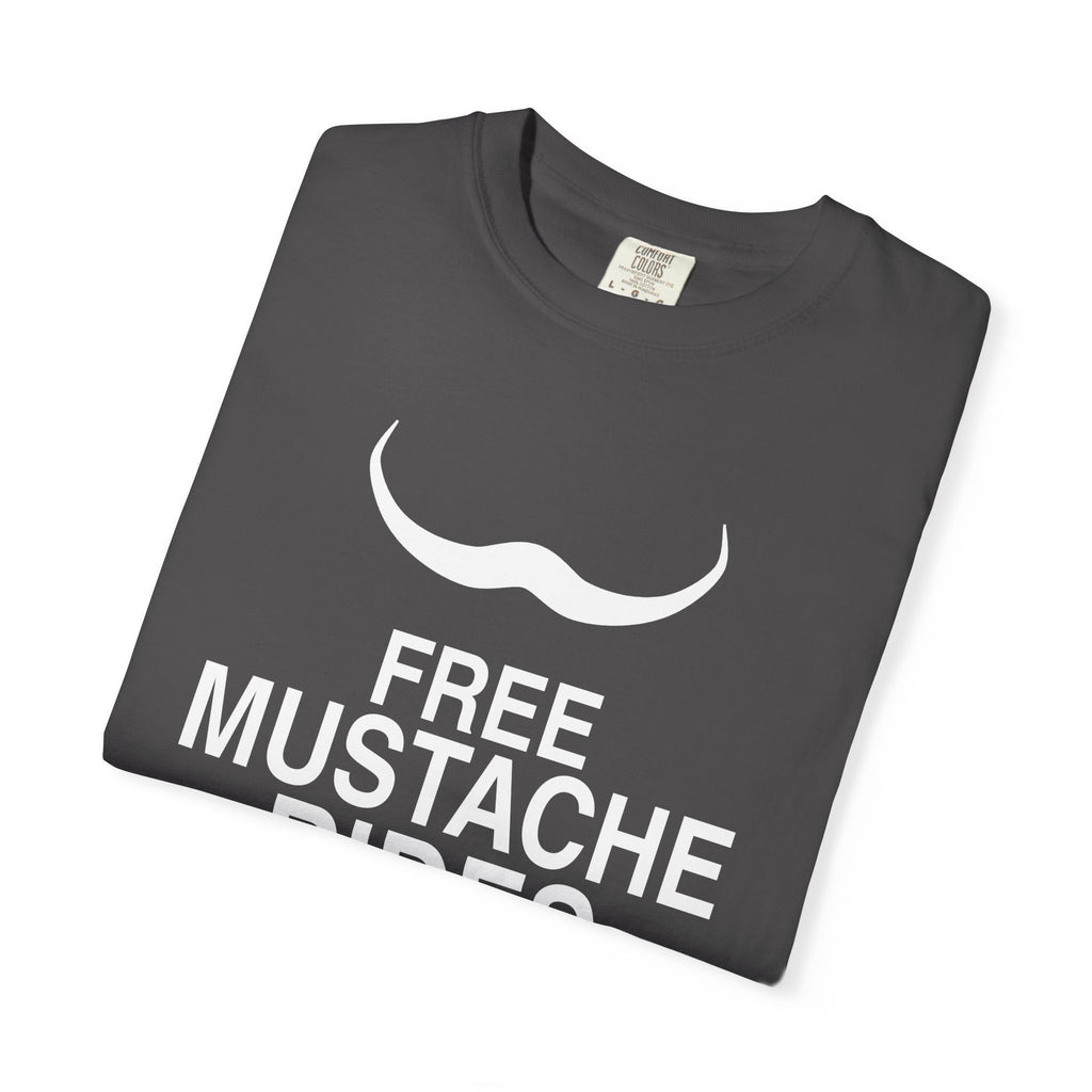 Free Mustache Rides - Funny Adult Humor T-Shirt