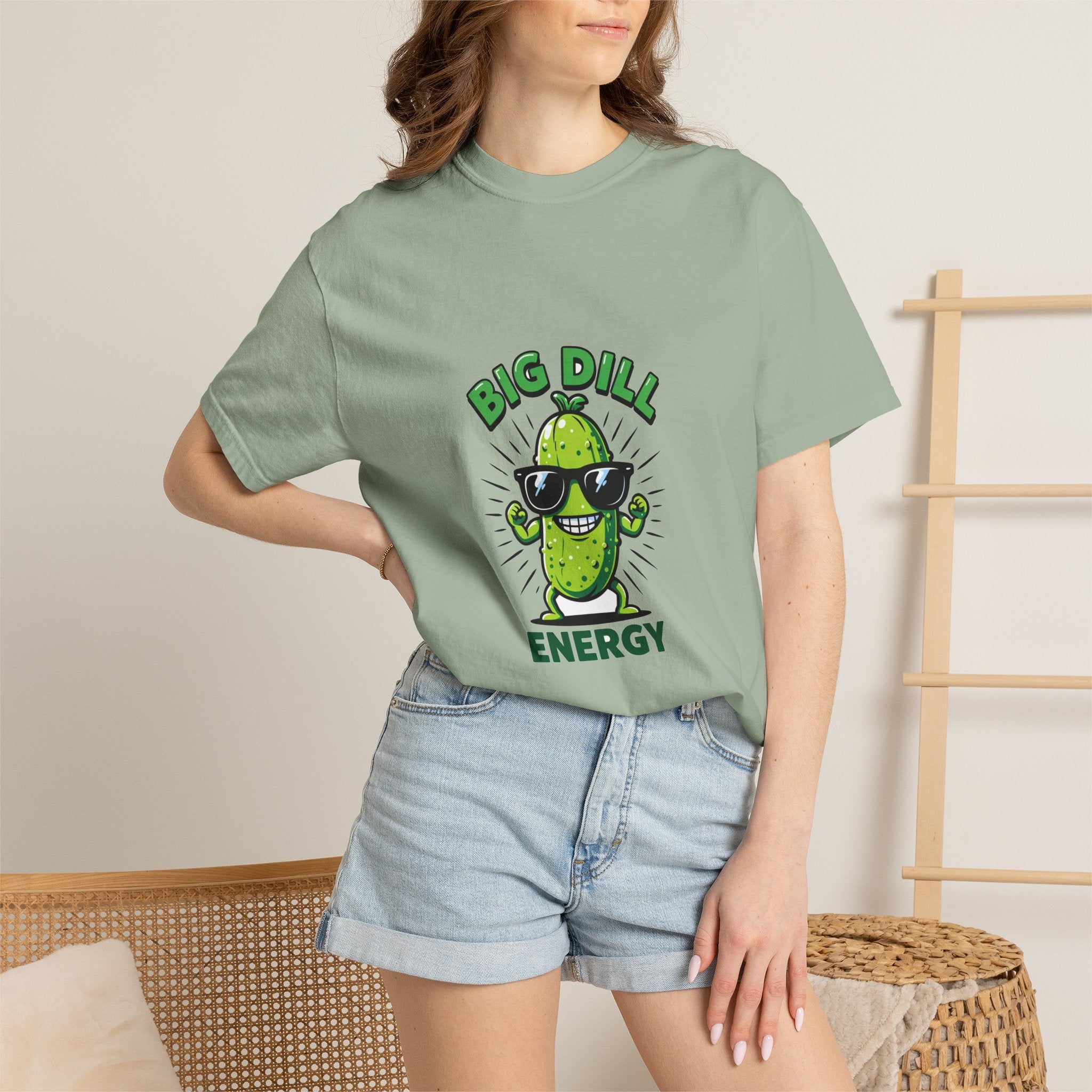 Big Dill Energy — Funny Sunglasses Pickle Tee