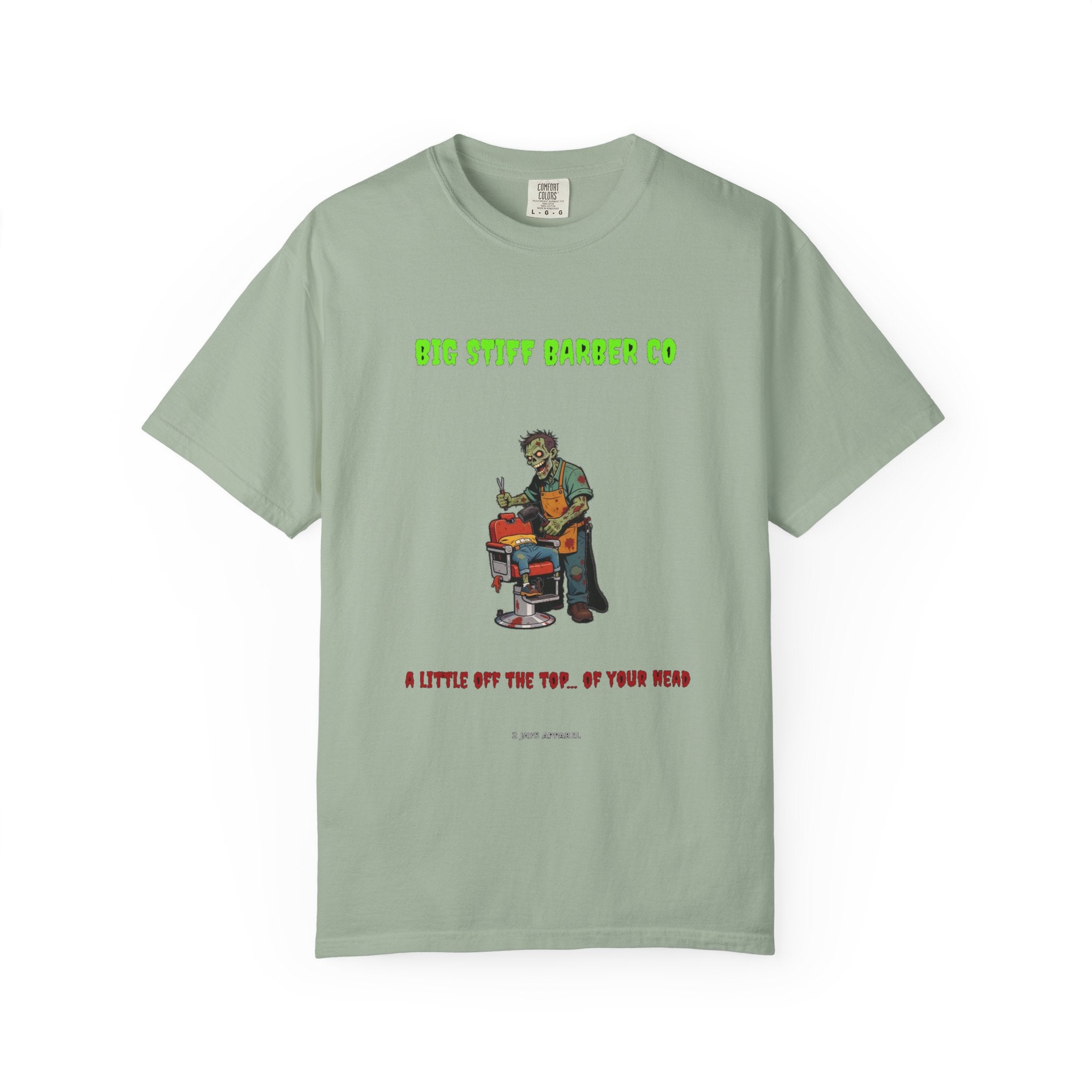 🧟 Big Stiff BARBER CO — "a little off the top... of your head"