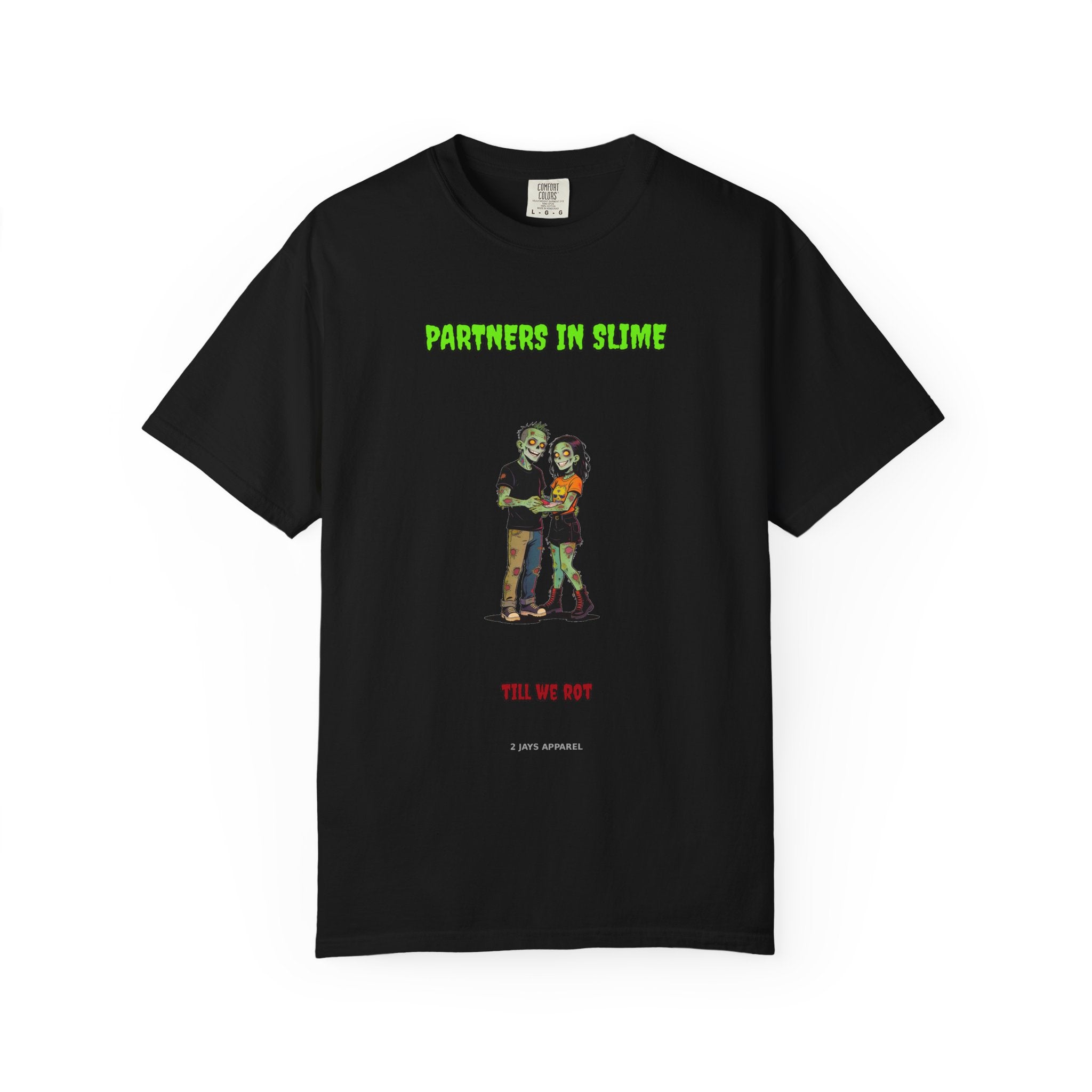 Partners In Slime — Zombie Couple Tee