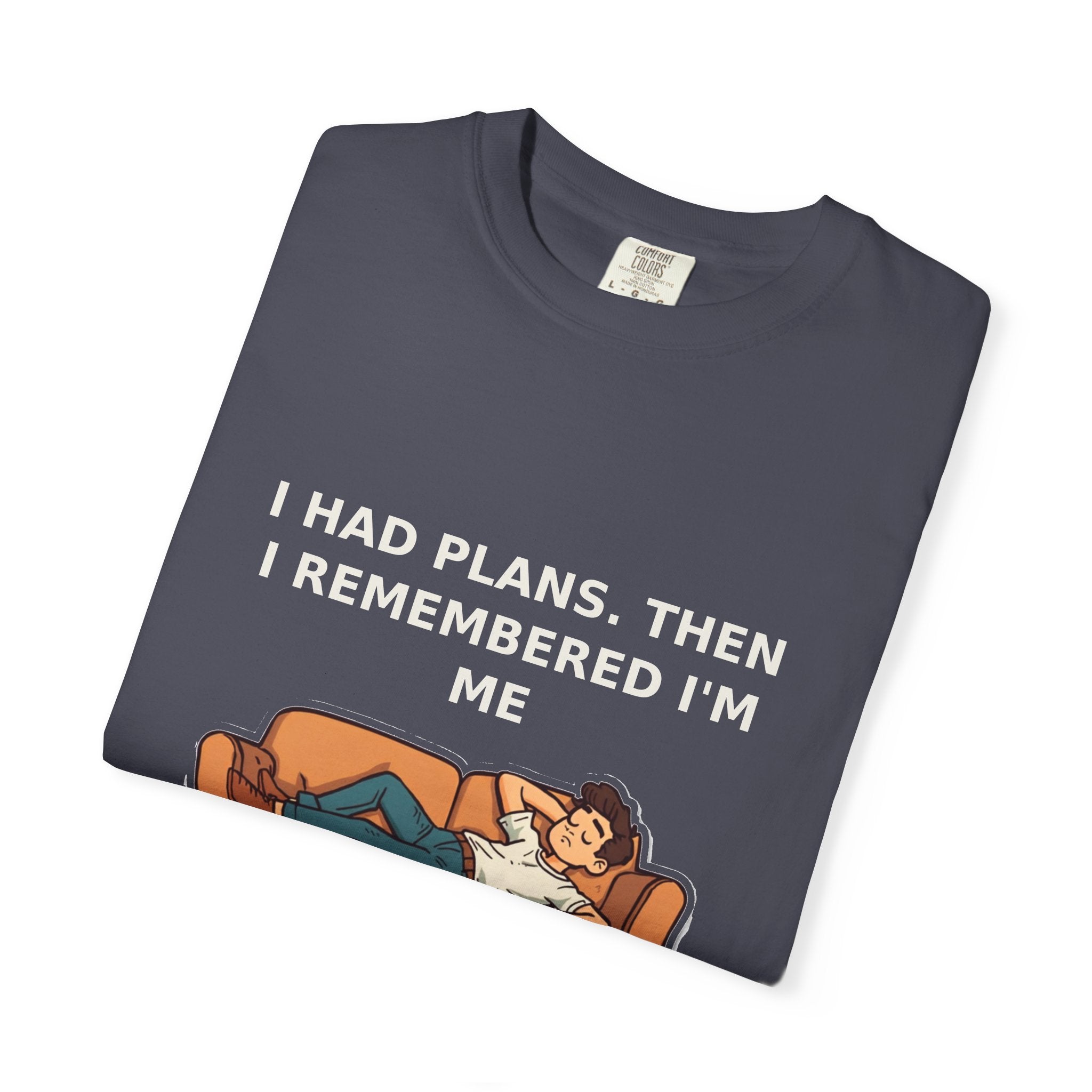 Allergic To Plans — Funny Introvert Tee