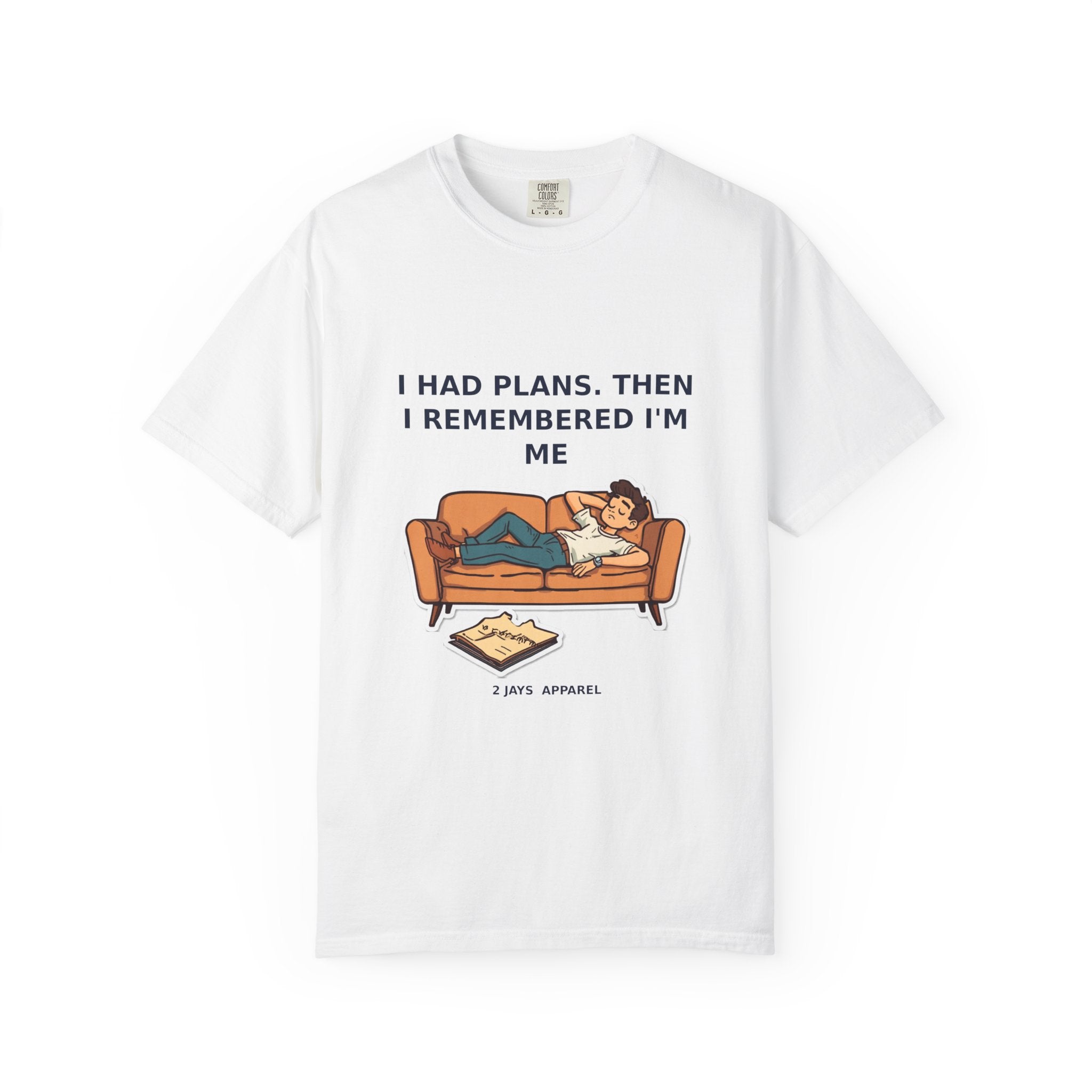 Allergic To Plans — Funny Introvert Tee