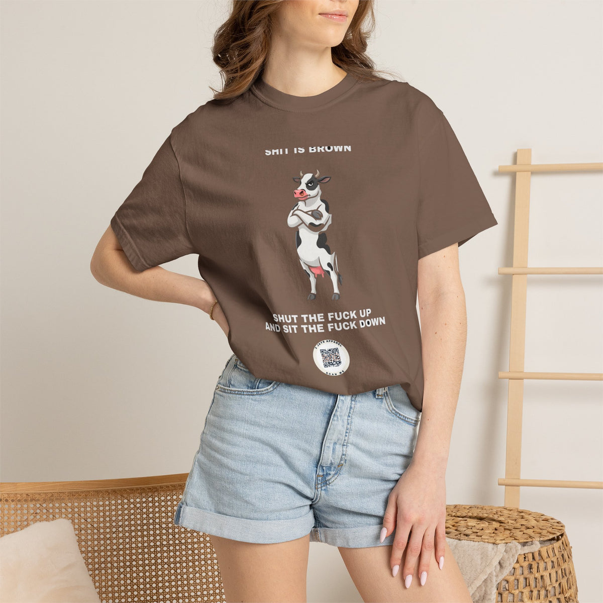 Cute-Savage Cow — roses are red, shit is brown (18+)