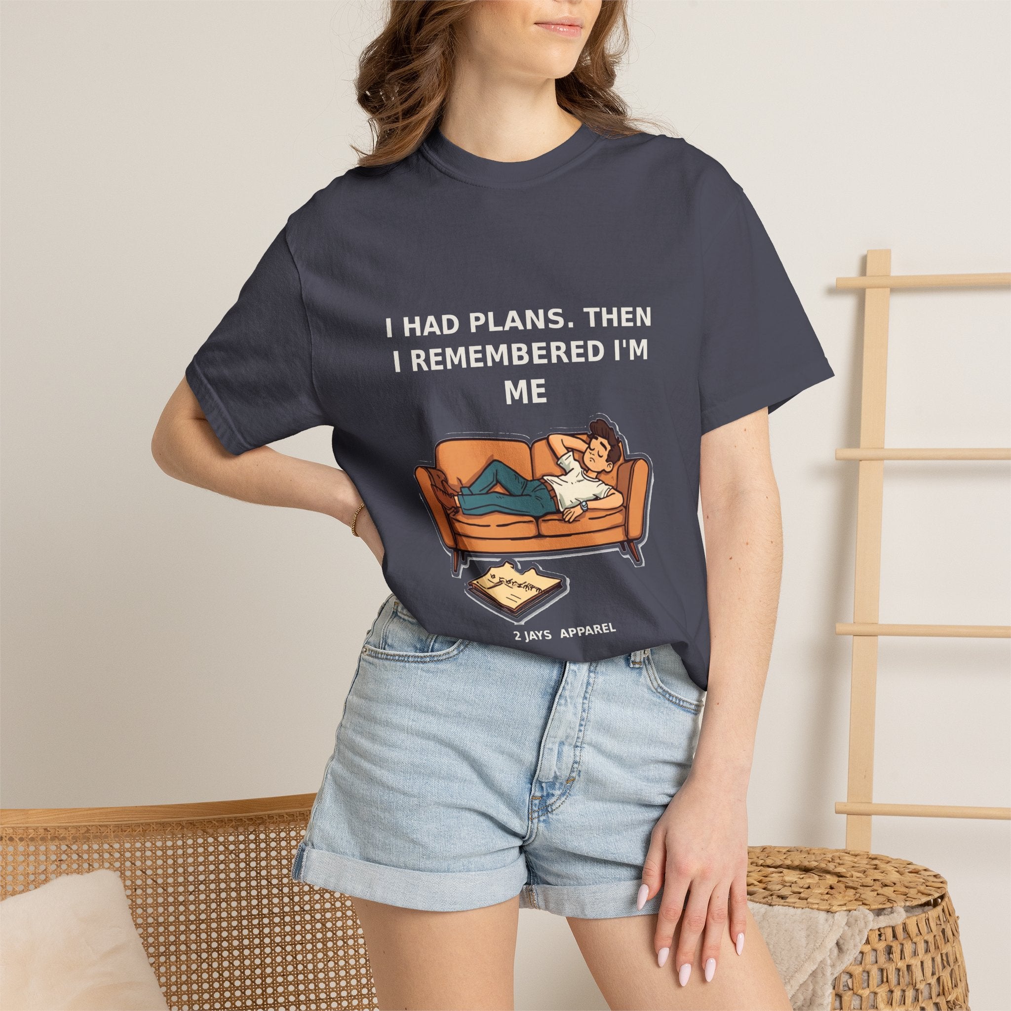 Allergic To Plans — Funny Introvert Tee