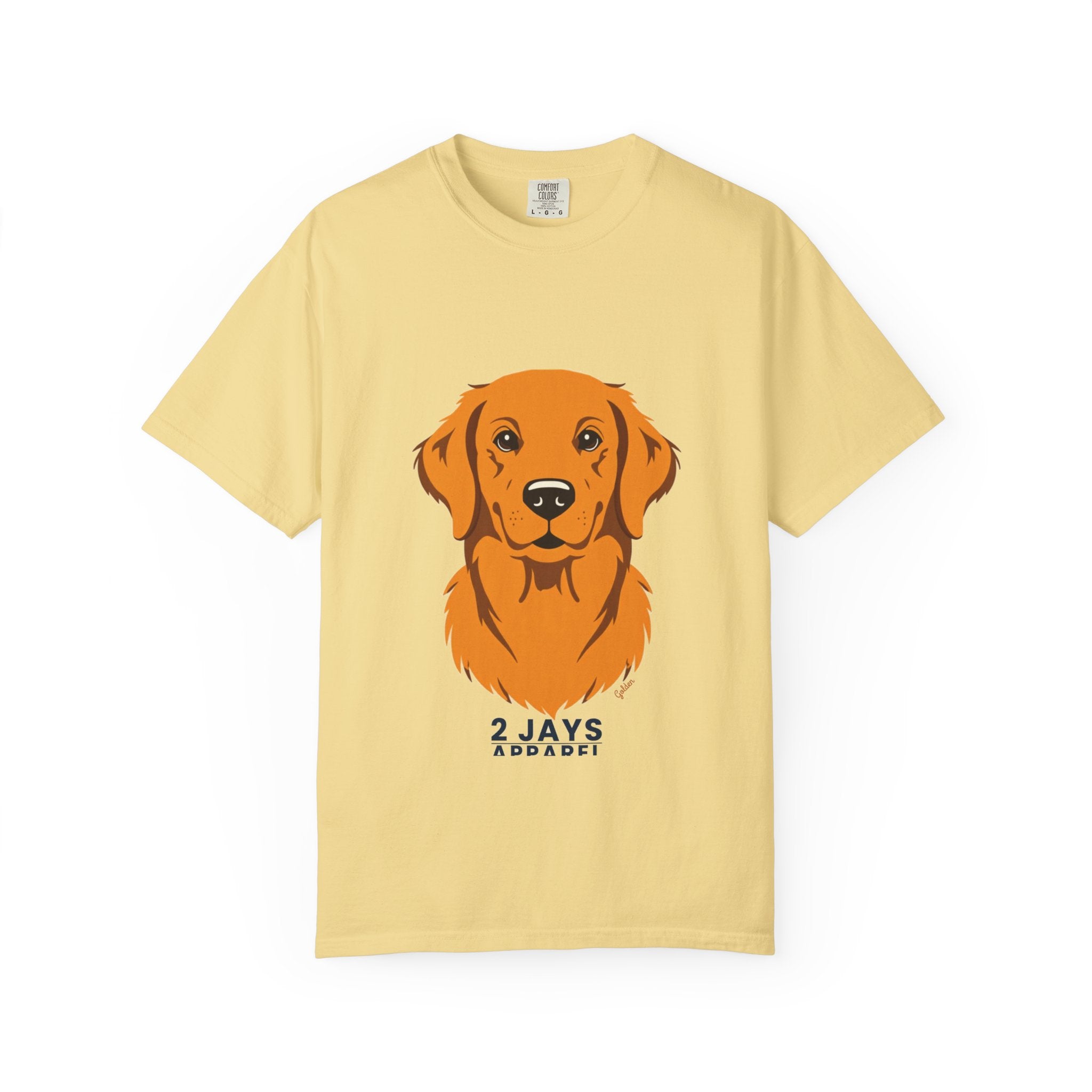 Golden Retriever (cartoon portrait)