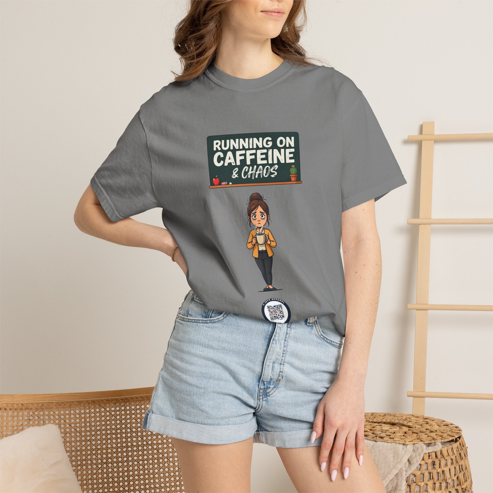 Running On Caffeine & Chaos (Teacher)