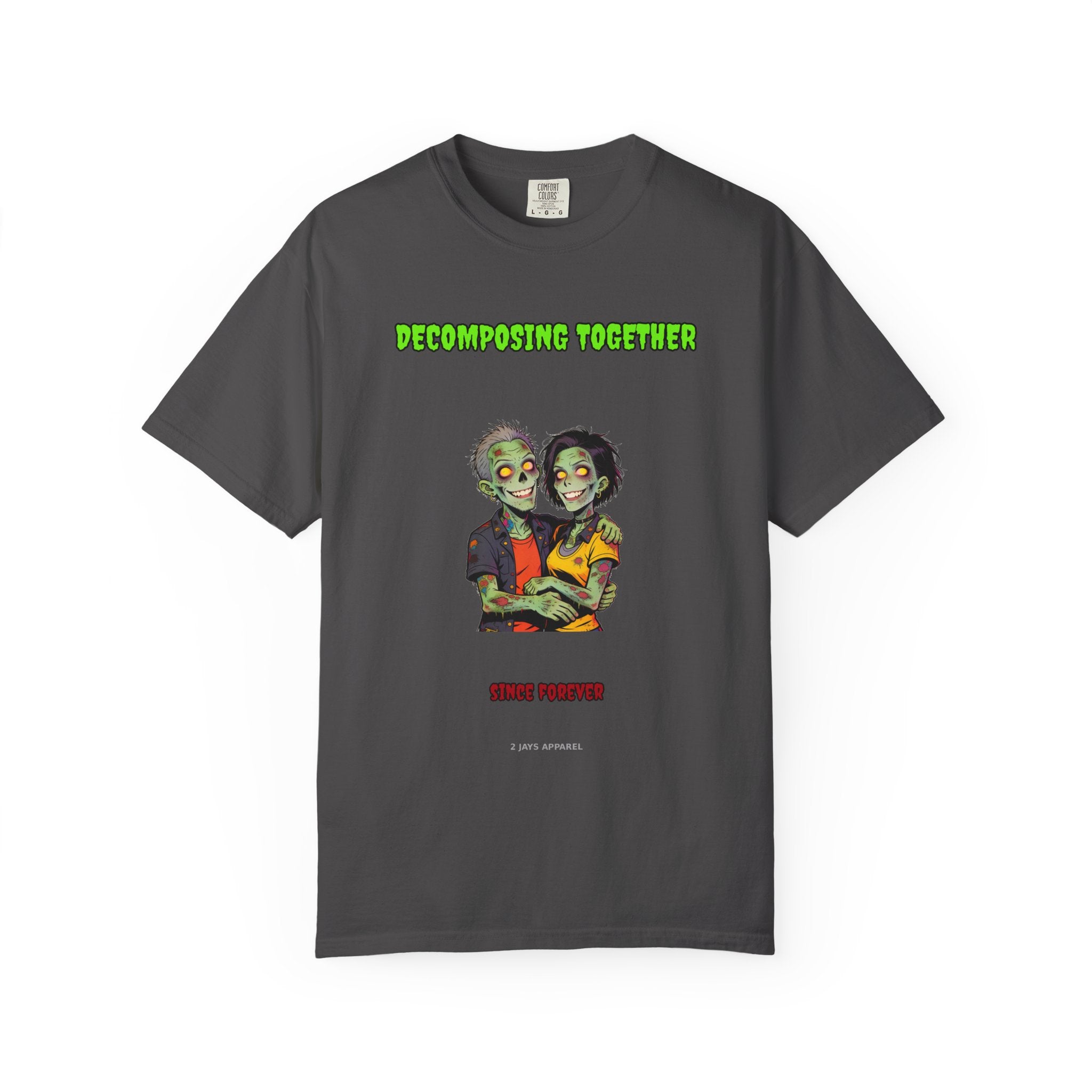 Decomposing Together — Zombie Couple Tee