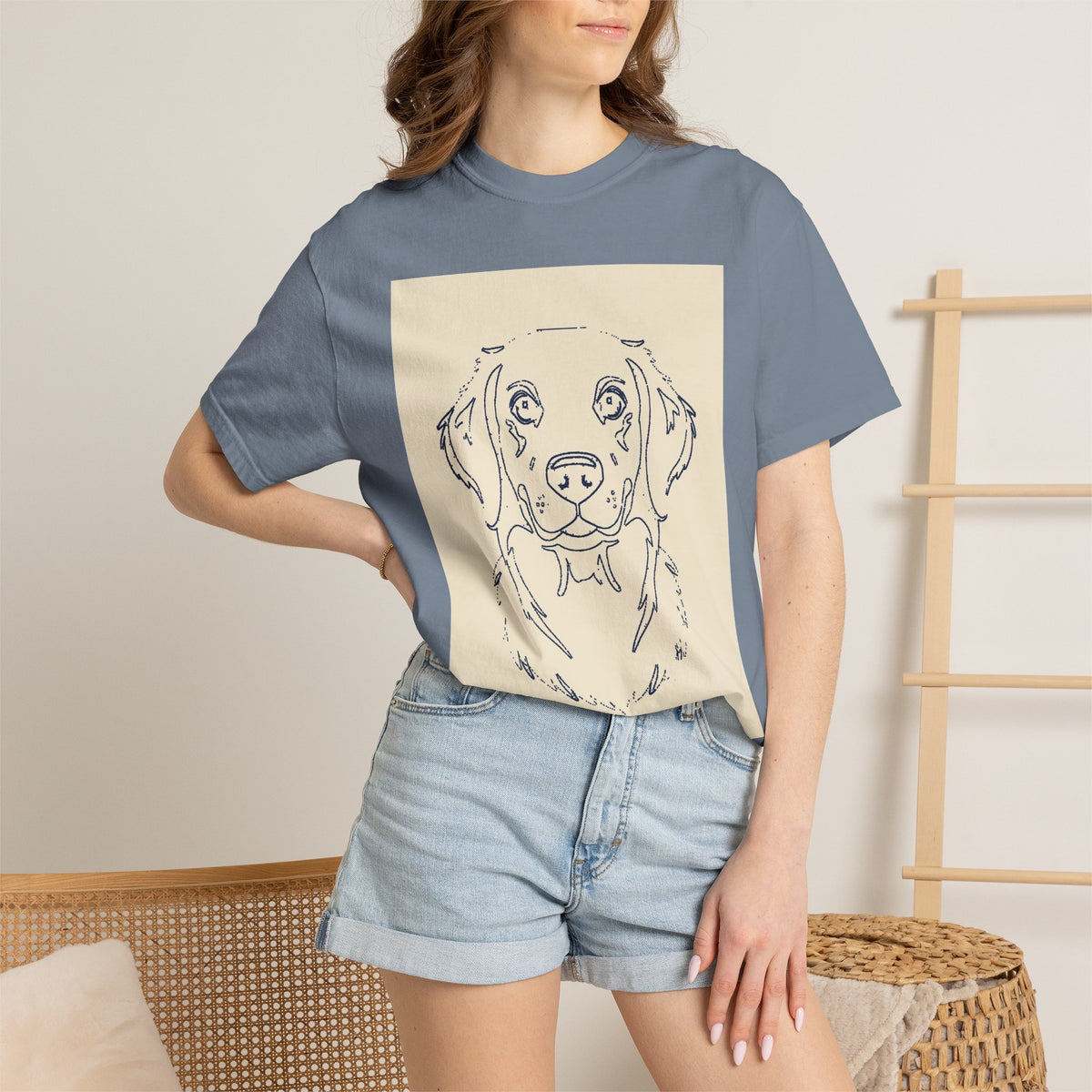 Golden Retriever — Line Outline