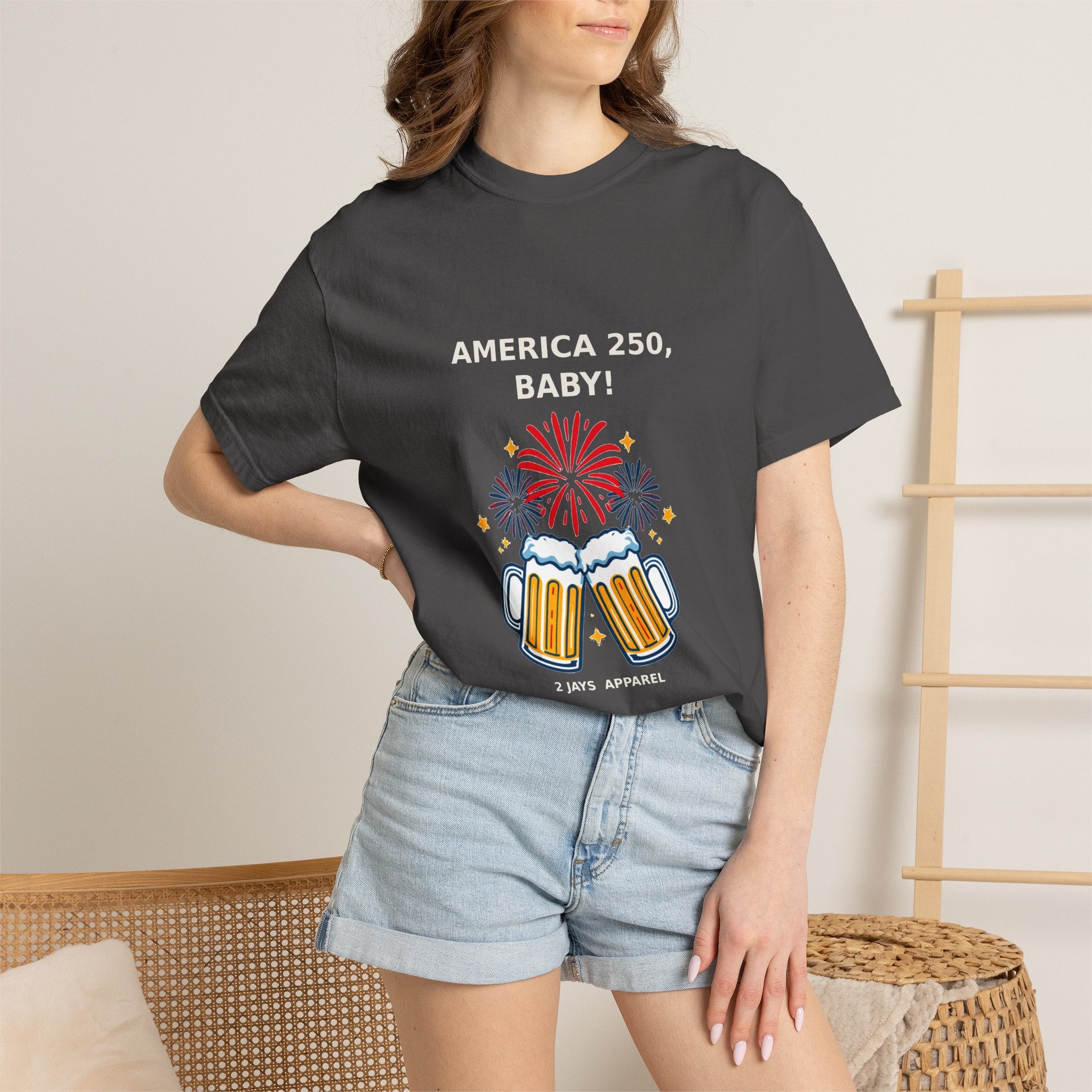 America 250 Baby — Funny 4th of July USA Tee