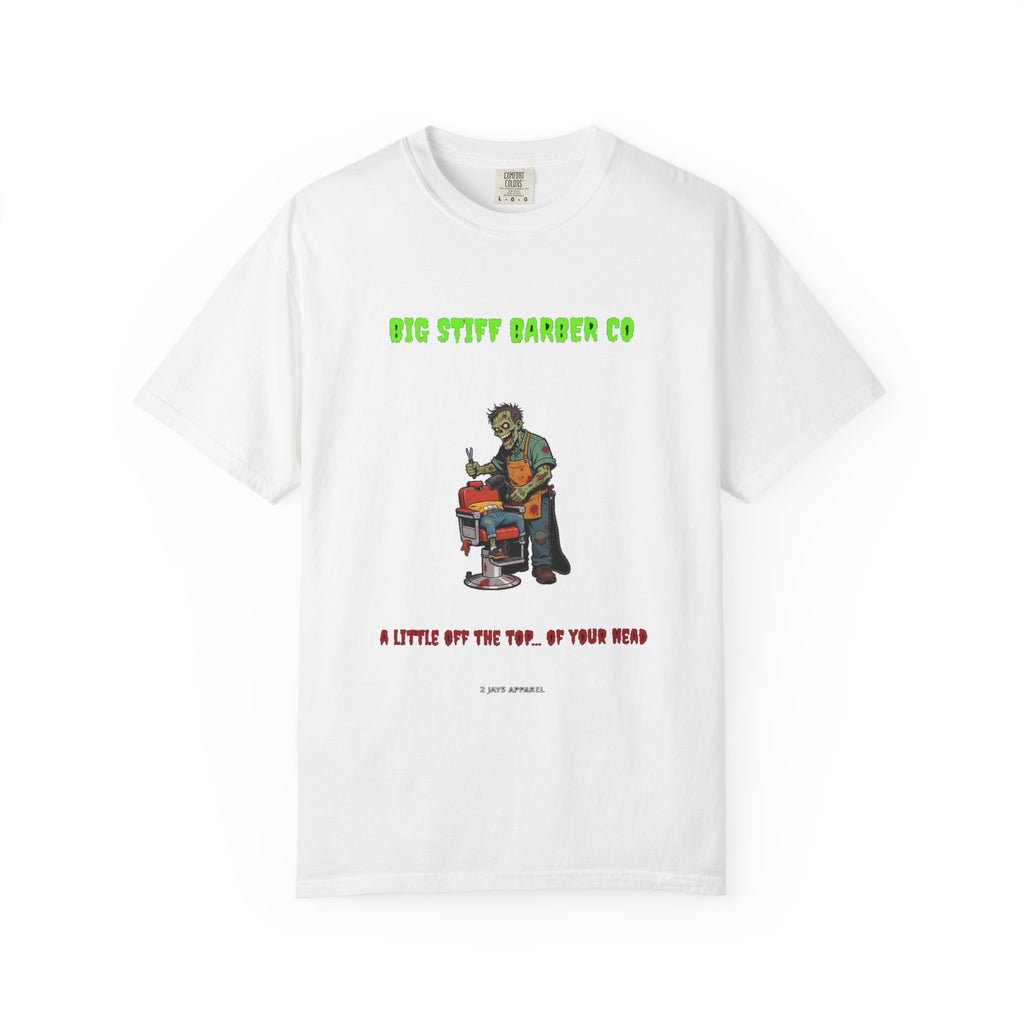 🧟 Big Stiff BARBER CO — "a little off the top... of your head"