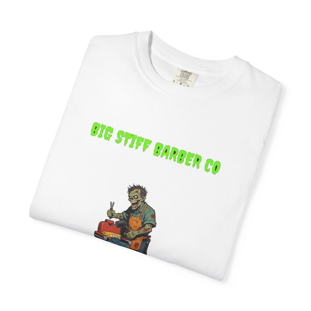 🧟 Big Stiff BARBER CO — "a little off the top... of your head"