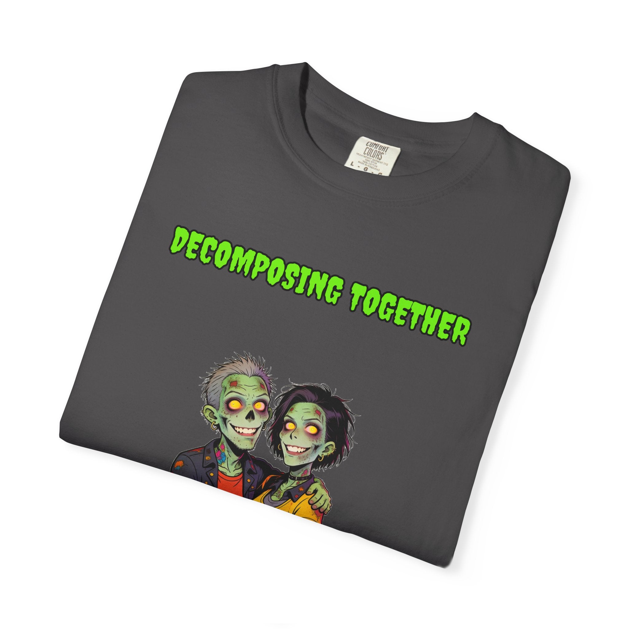 Decomposing Together — Zombie Couple Tee