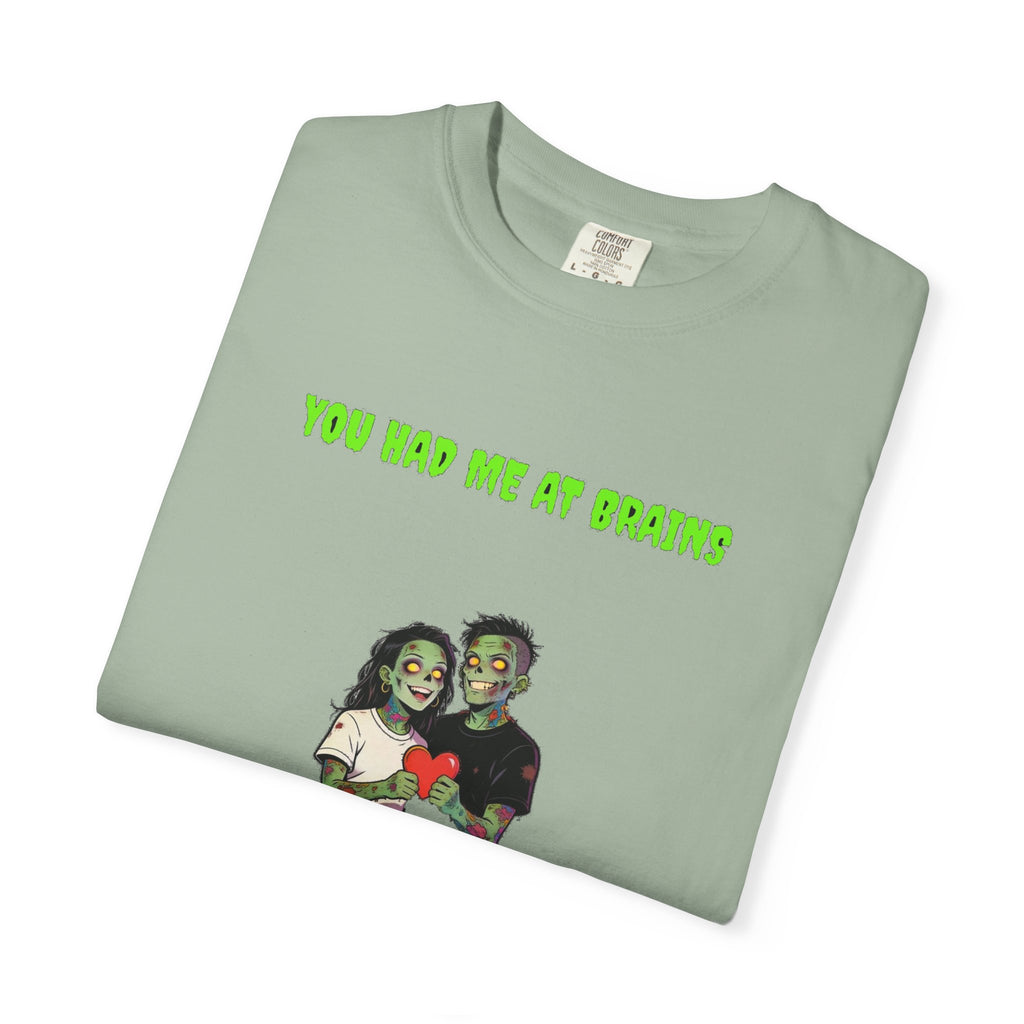 🧟❤️ Zombie Couple — YOU HAD ME AT BRAINS — "forever hungry for you"