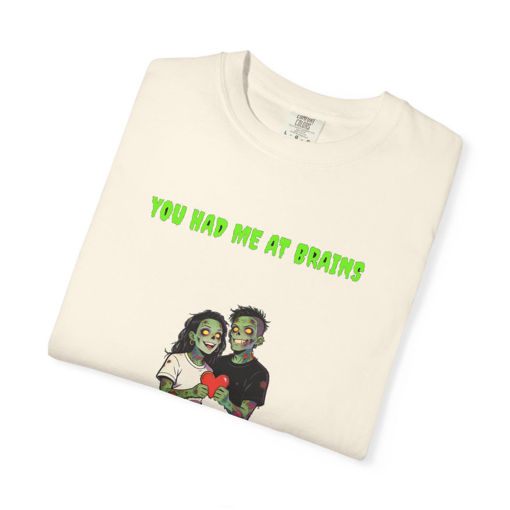 🧟❤️ Zombie Couple — YOU HAD ME AT BRAINS — "forever hungry for you"
