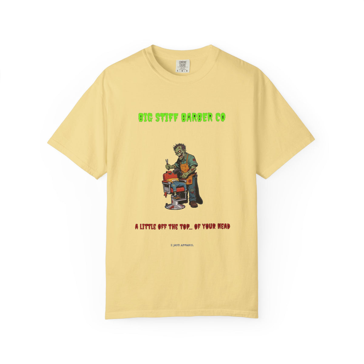 🧟 Big Stiff BARBER CO — "a little off the top... of your head"