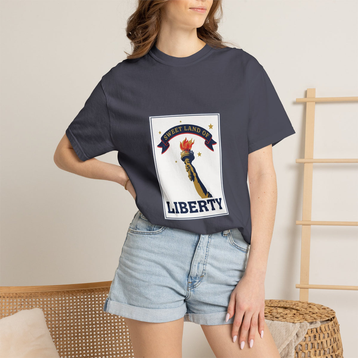 Sweet Land Of Liberty — Patriotic Statue Of Liberty Tee