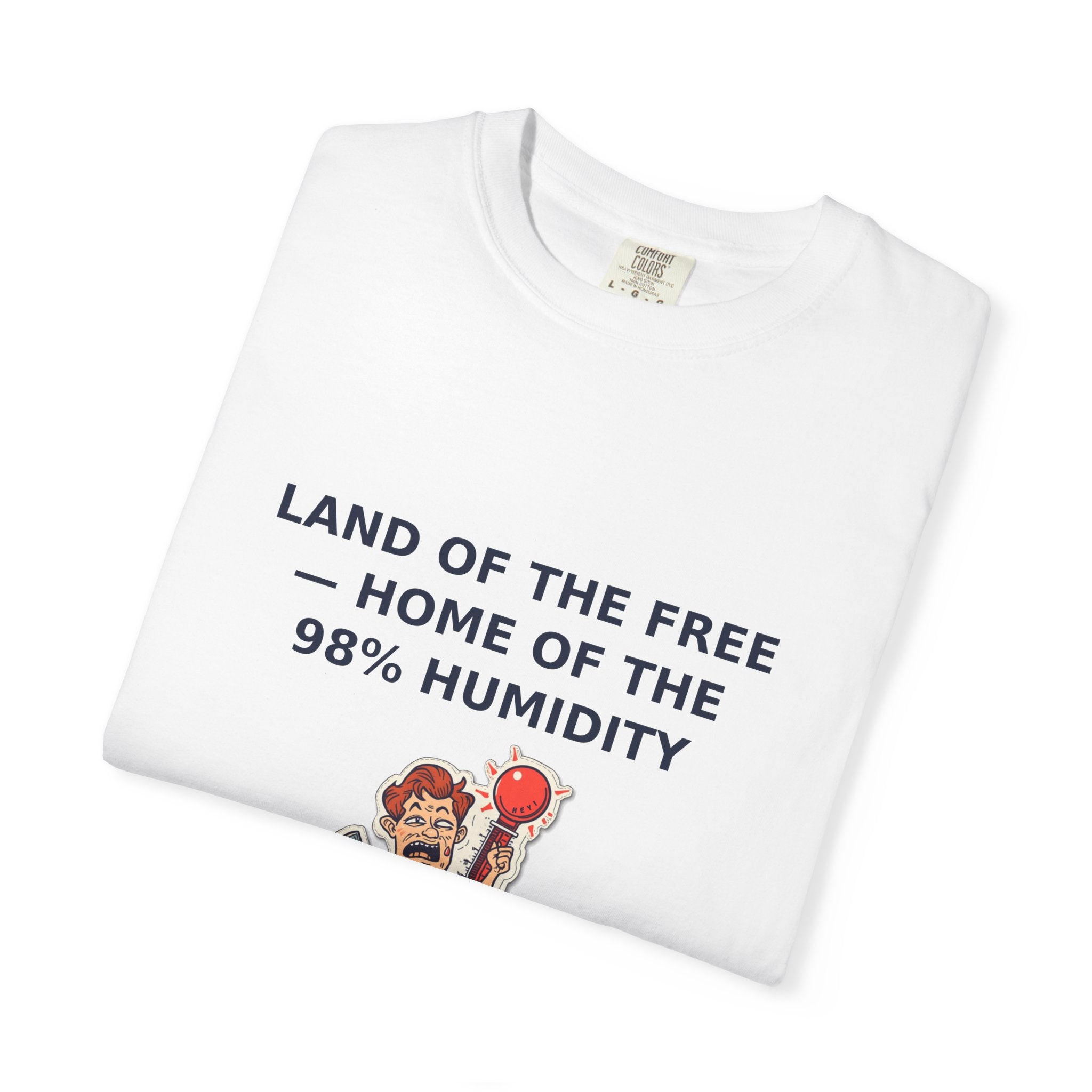 Sweat, Spangled — Funny 4th of July Humidity Tee