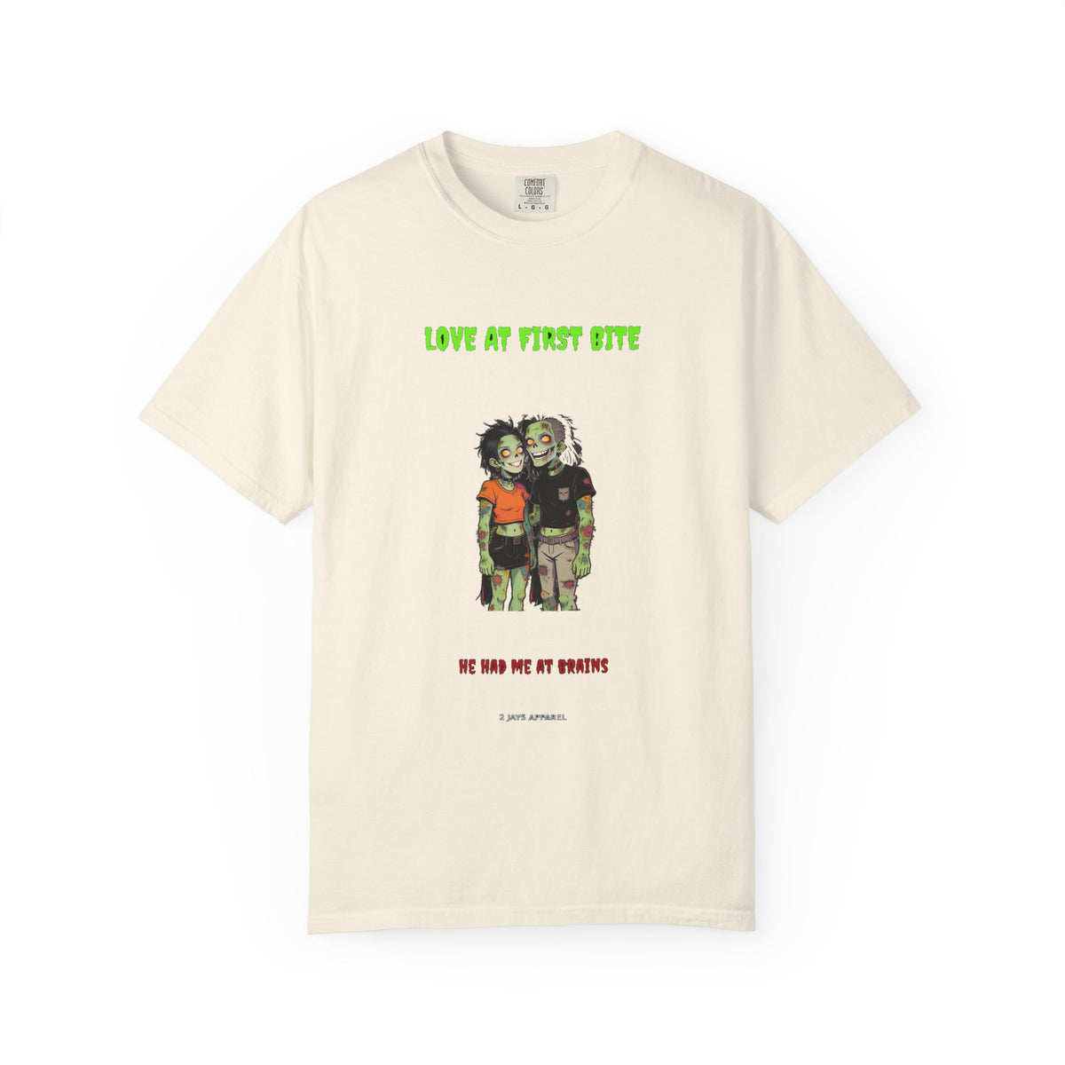 🧟❤️ Zombie Couple — LOVE AT FIRST BITE — "he had me at brains"