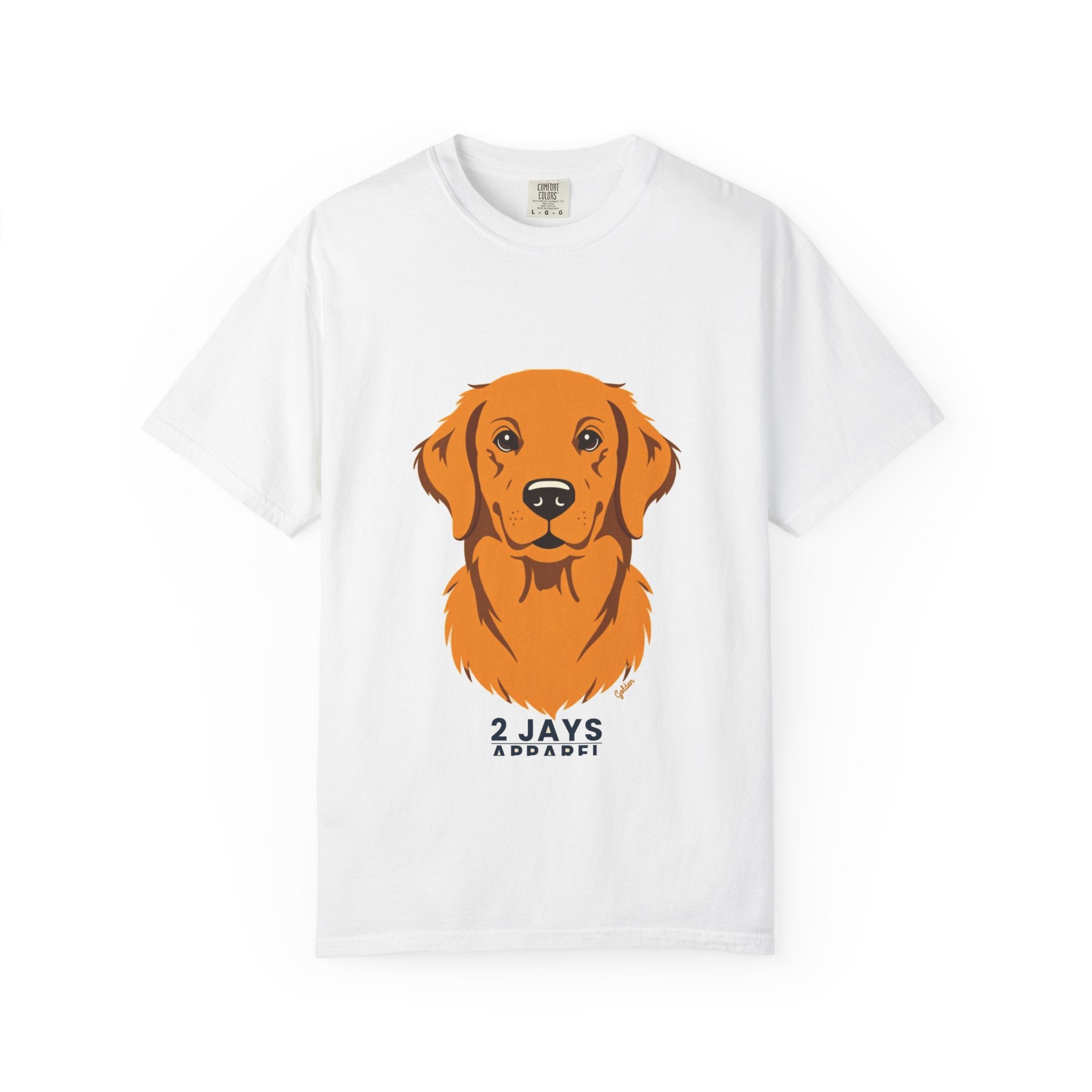 Golden Retriever (cartoon portrait)