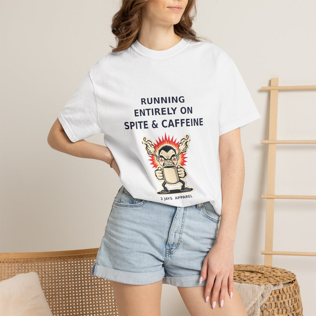 Powered By Spite — Funny Sarcastic Tee