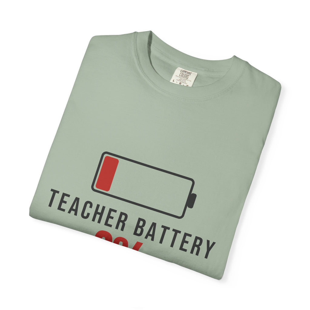 Teacher Battery Funny T-Shirt | Soft Unisex Tee | Sarcastic Gift