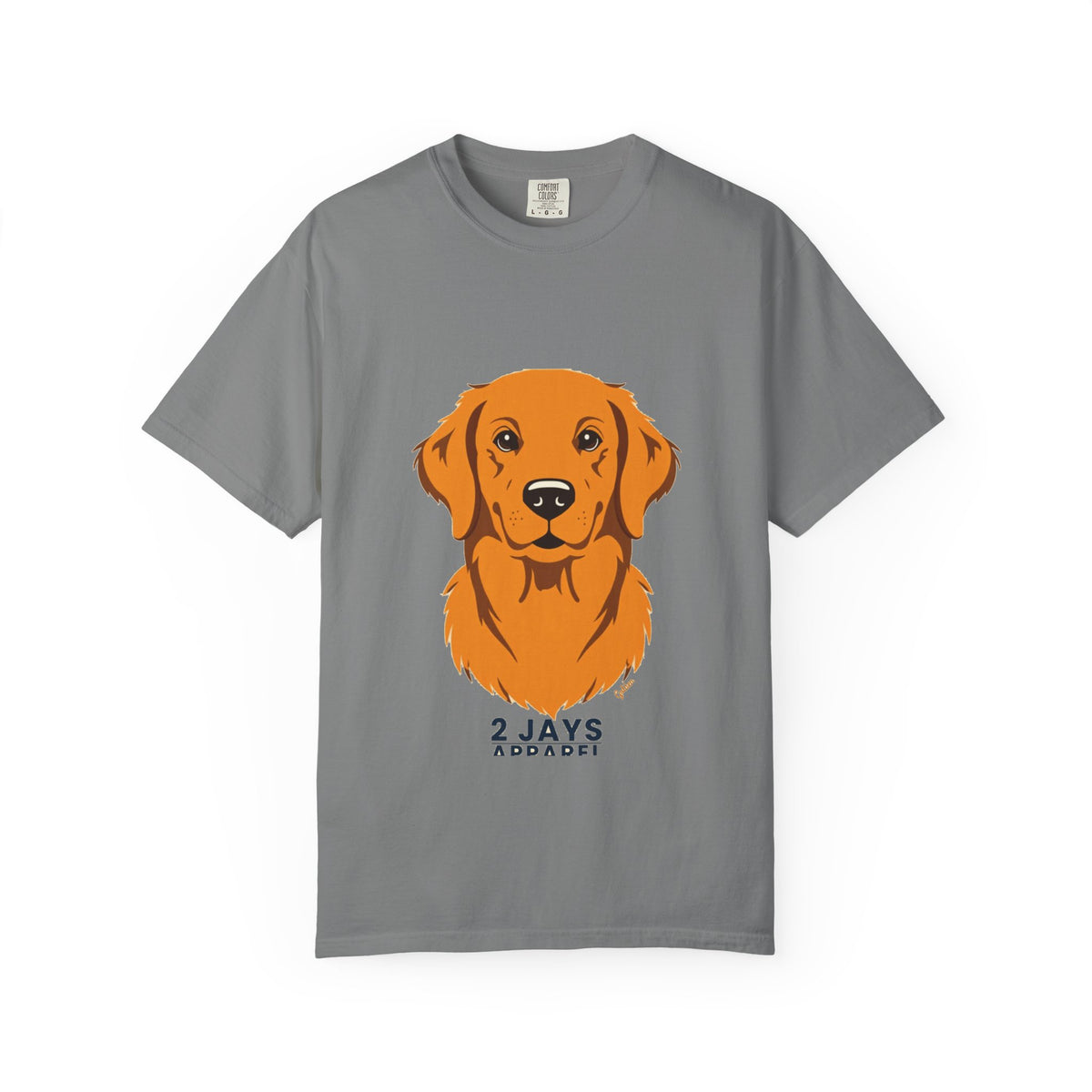 Golden Retriever (cartoon portrait)