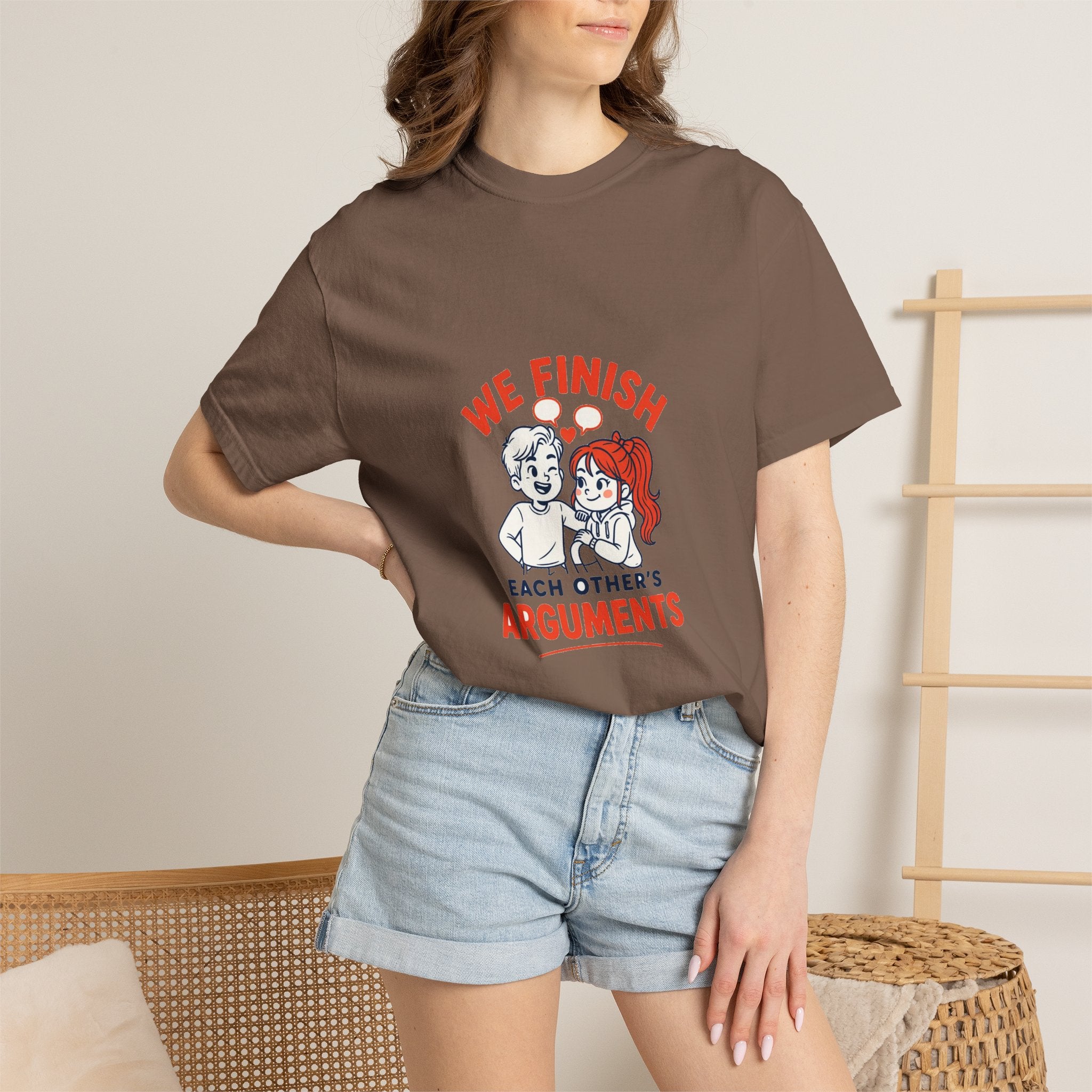 We Finish Each Other's Arguments — Funny Couples Tee