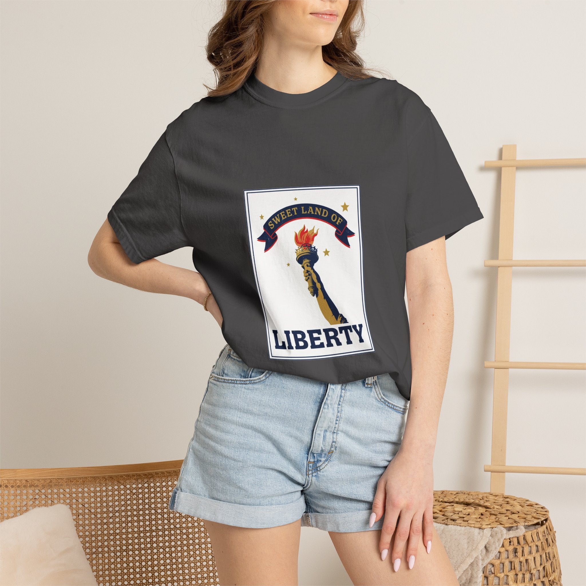 Sweet Land Of Liberty — Patriotic Statue Of Liberty Tee