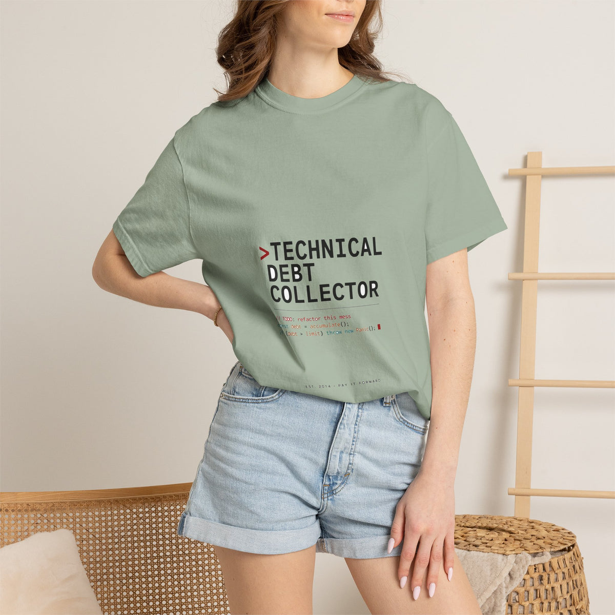 Technical Debt Collector — Dev Humor Tee