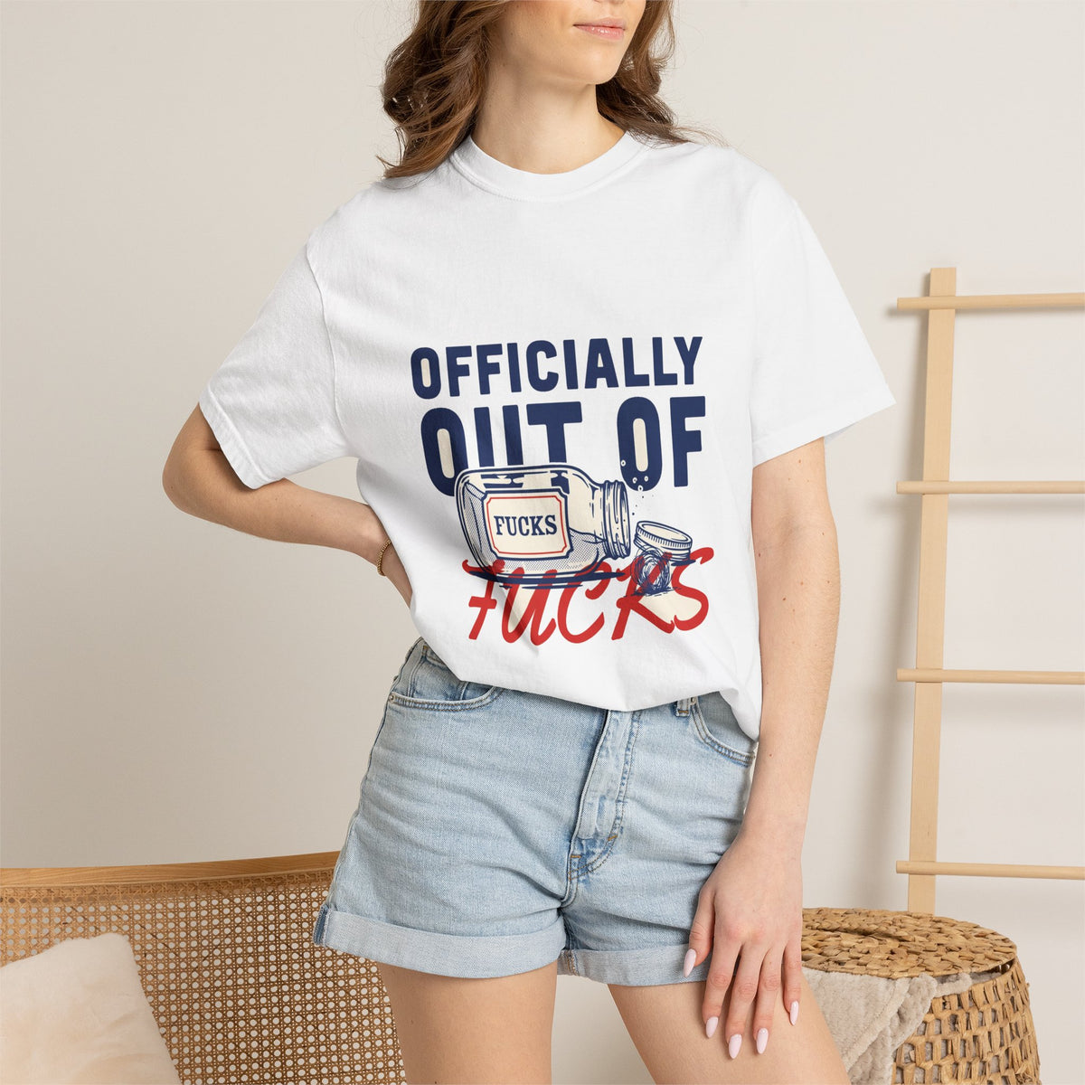 Officially Out Of Fucks — Funny Adult Tee
