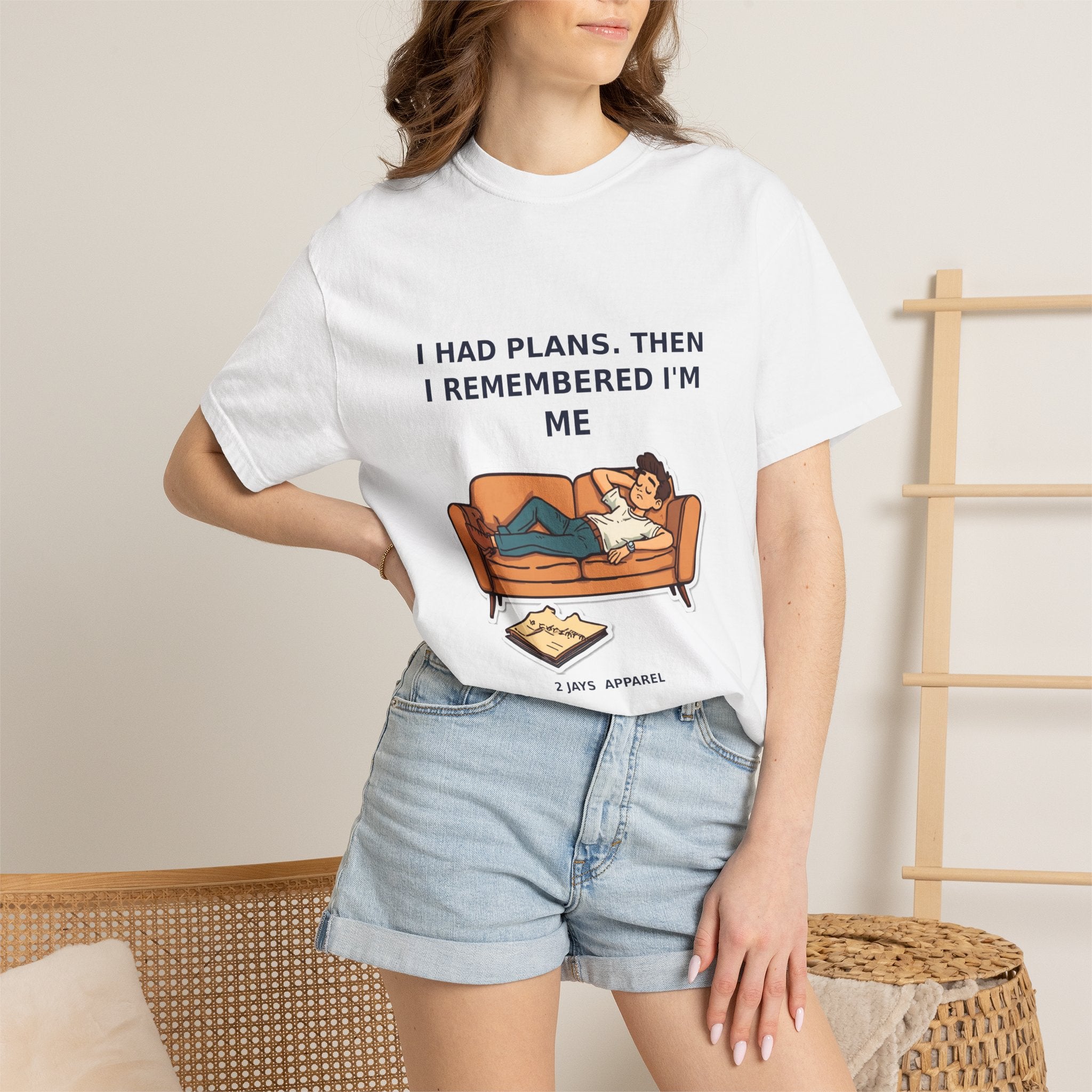 Allergic To Plans — Funny Introvert Tee