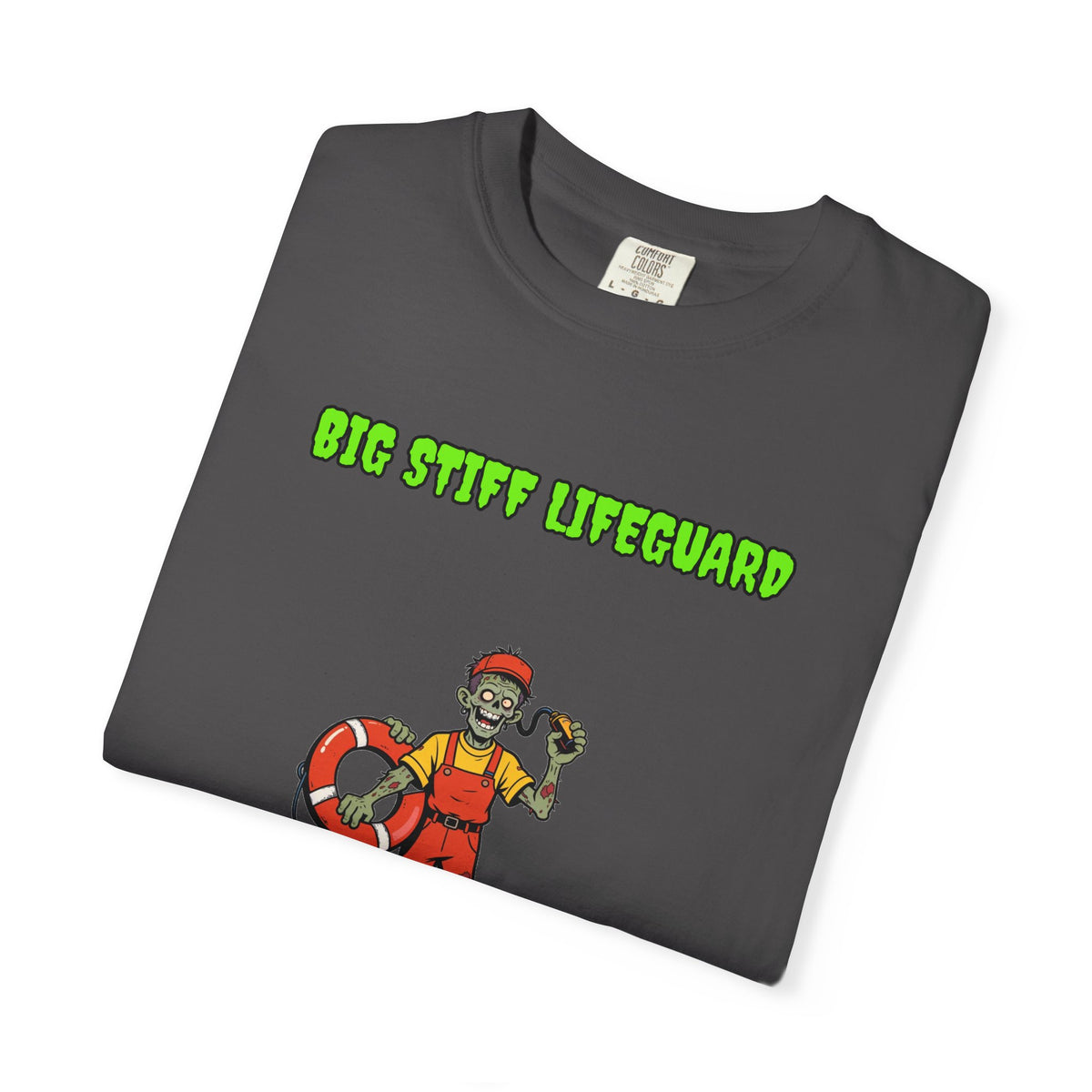 Big Stiff Lifeguard — Zombie Tee (18+)