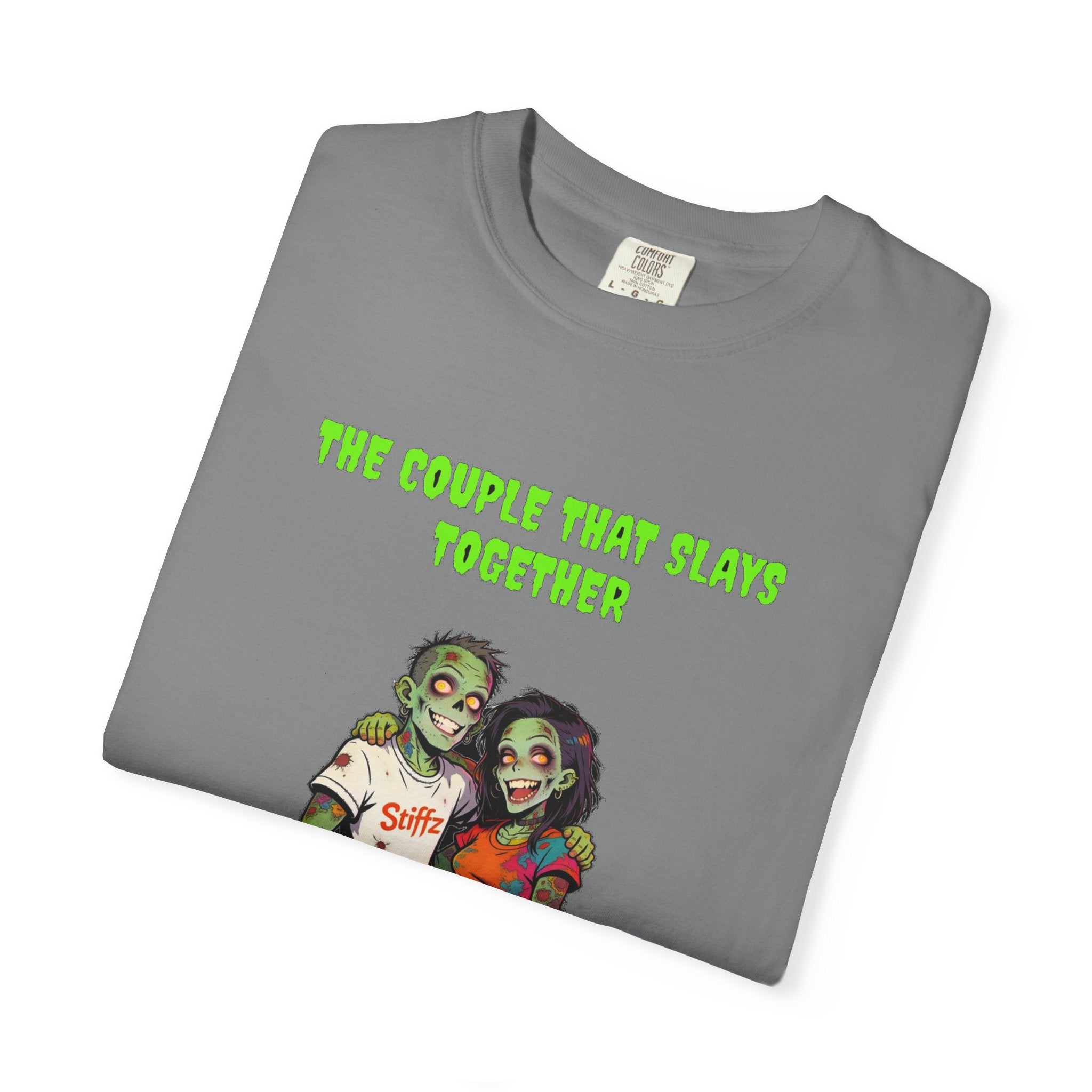 🧟❤️ Zombie Couple — THE COUPLE THAT SLAYS TOGETHER — "stays together"