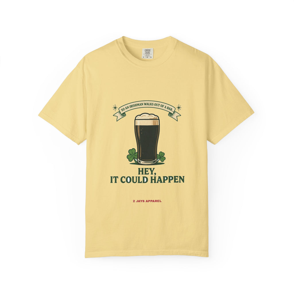 So An Irishman Walks Out