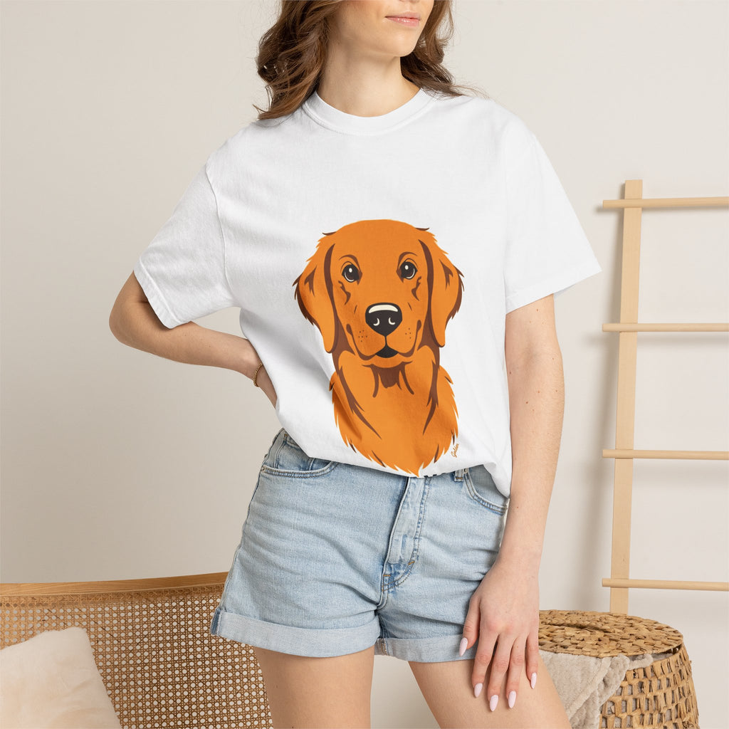 Golden Retriever (cartoon portrait)