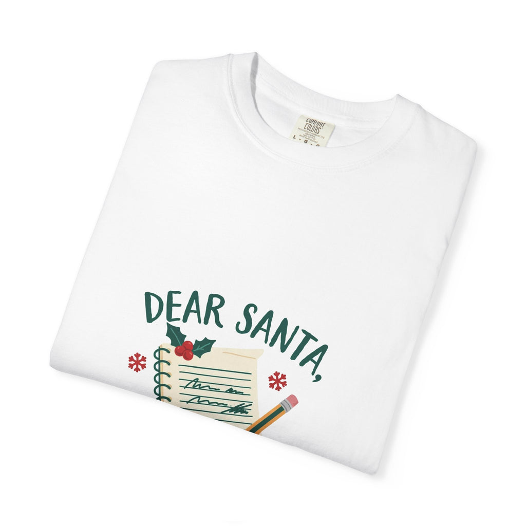 Dear Santa I Can Explain — Funny Christmas Tee