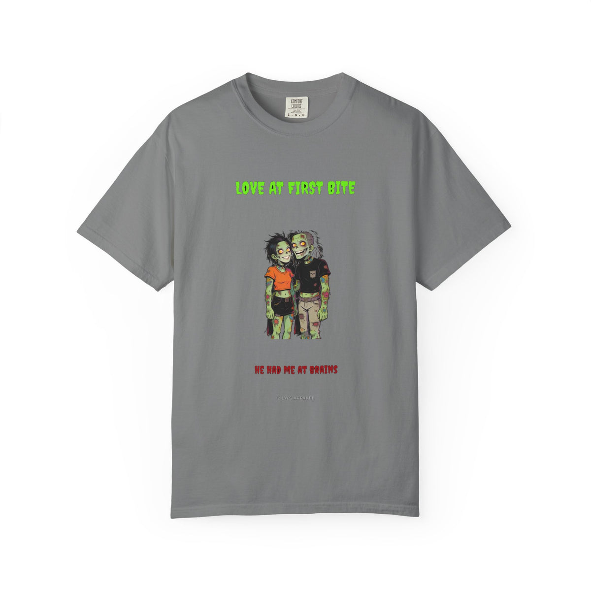 🧟❤️ Zombie Couple — LOVE AT FIRST BITE — "he had me at brains"