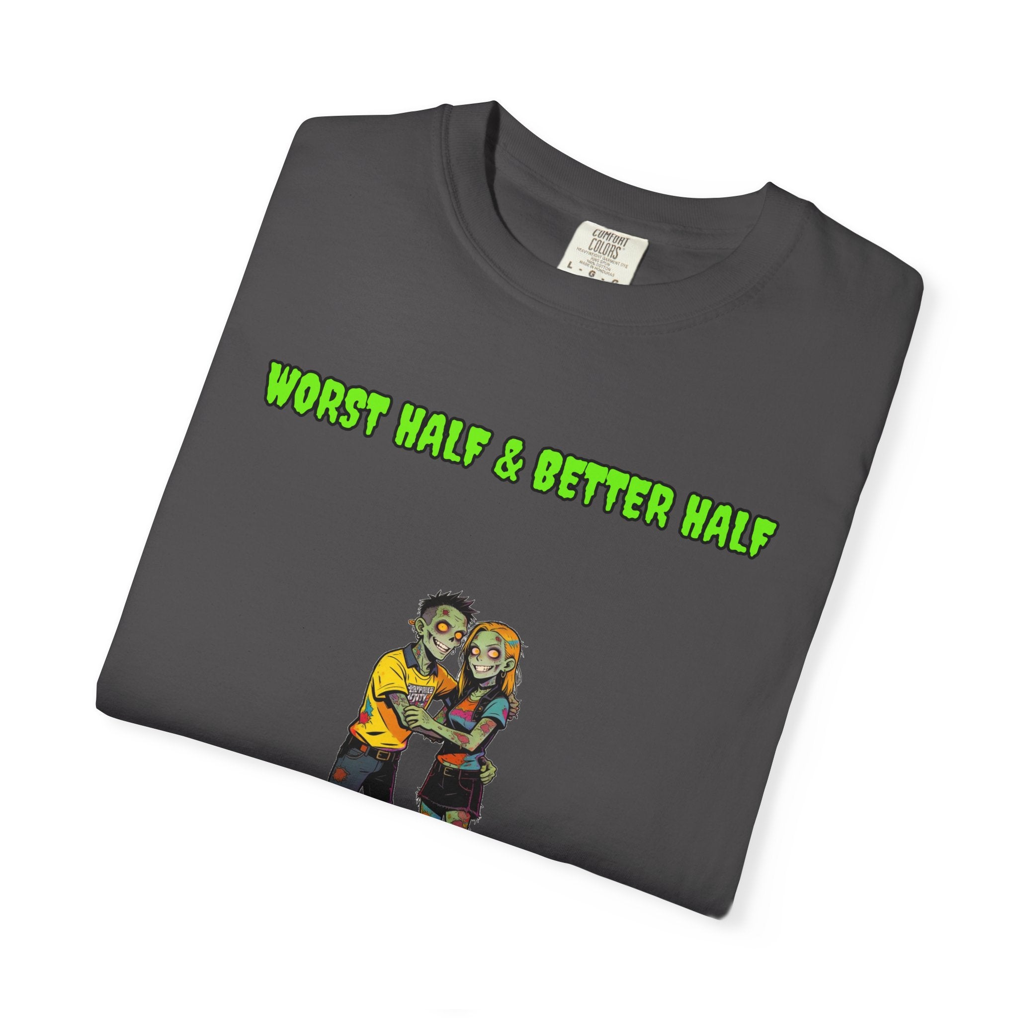 Worst Half & Better Half — Zombie Couple Tee