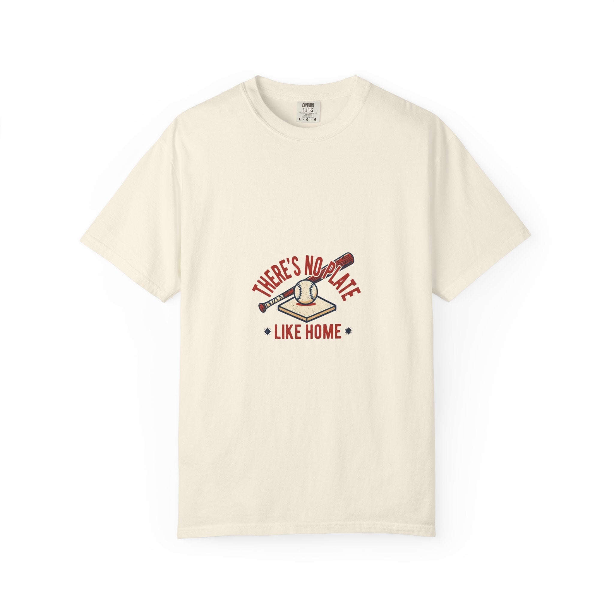 There's No Plate Like Home — Funny Baseball Tee