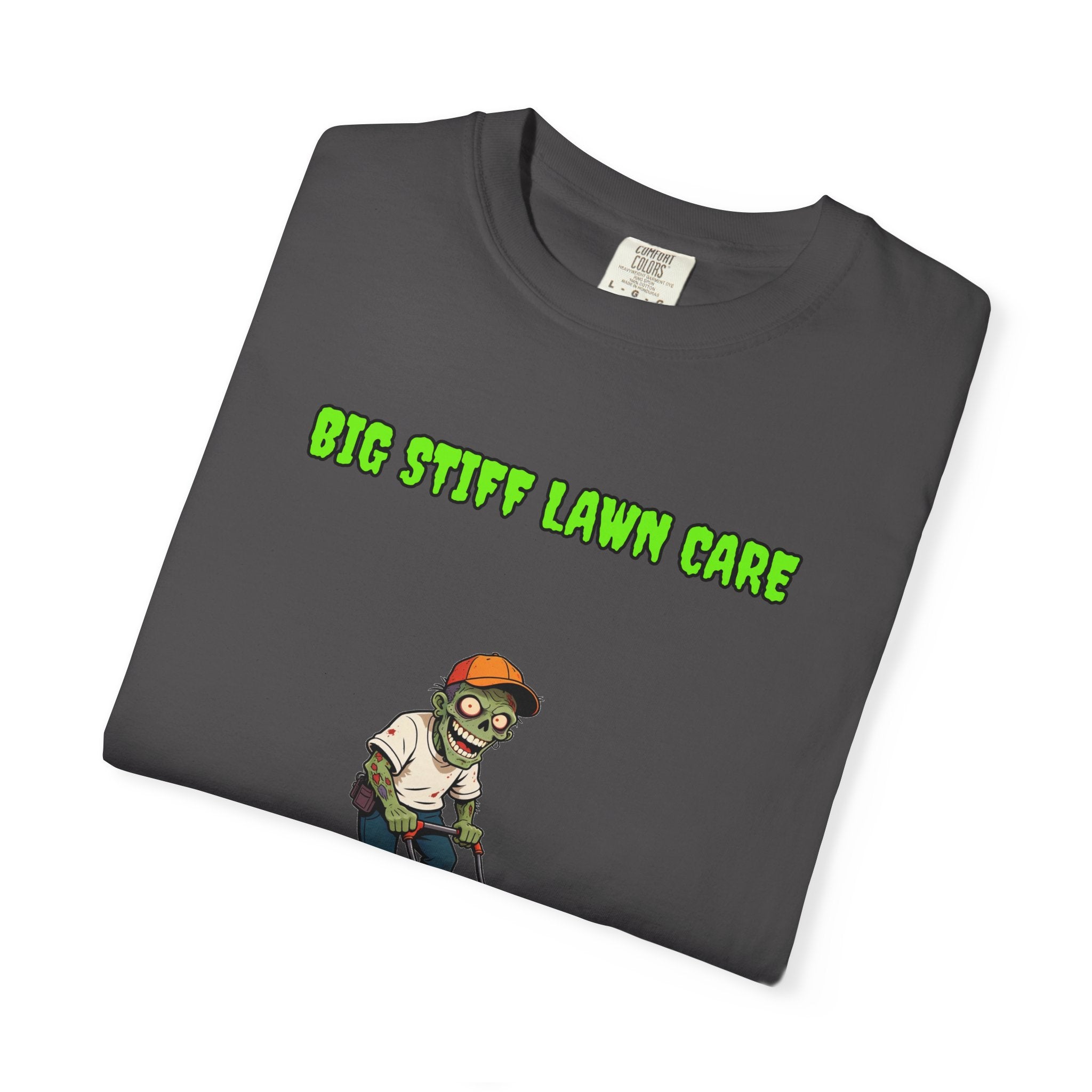Big Stiff Lawn Care — Zombie Tee (18+)