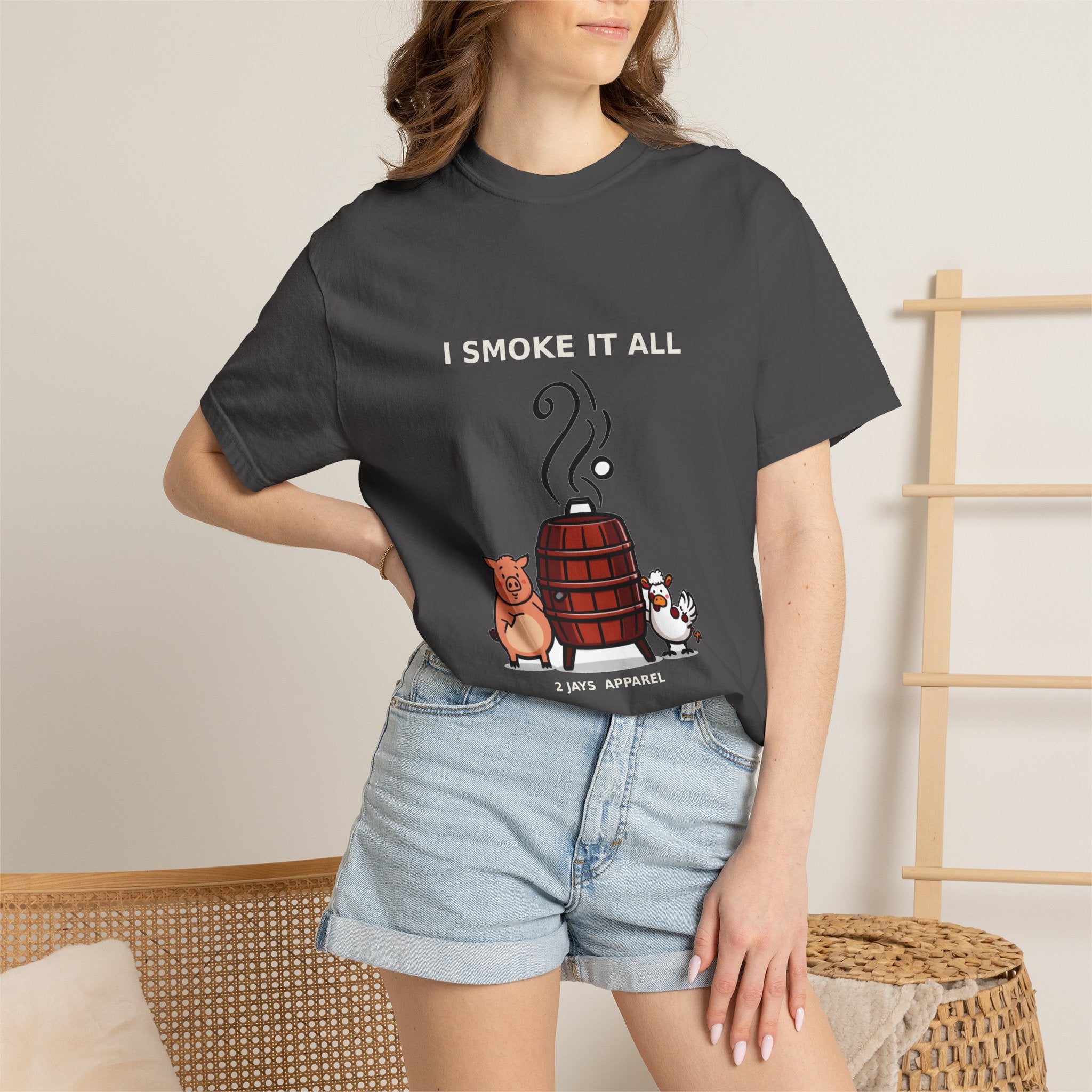 I Smoke It All — Funny BBQ Grilling Tee