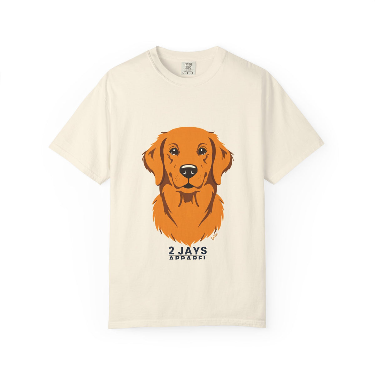 Golden Retriever (cartoon portrait)