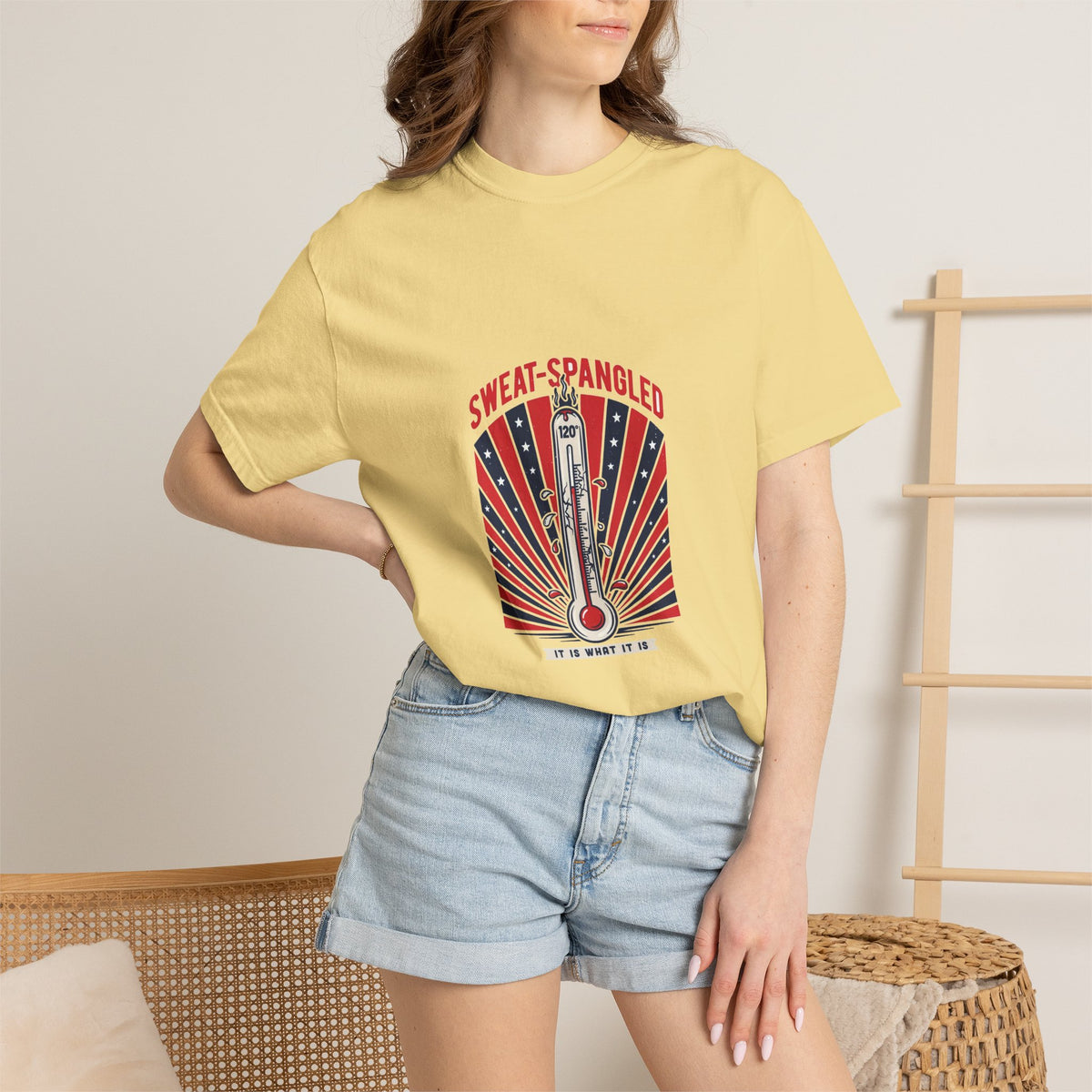 Sweat-Spangled — Funny Summer Patriotic Tee